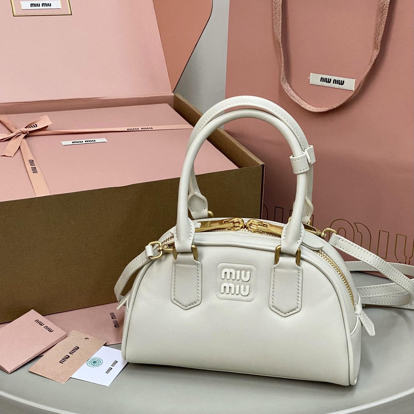 Miu Miu Arcadie Leather Bag  - DopestKickz