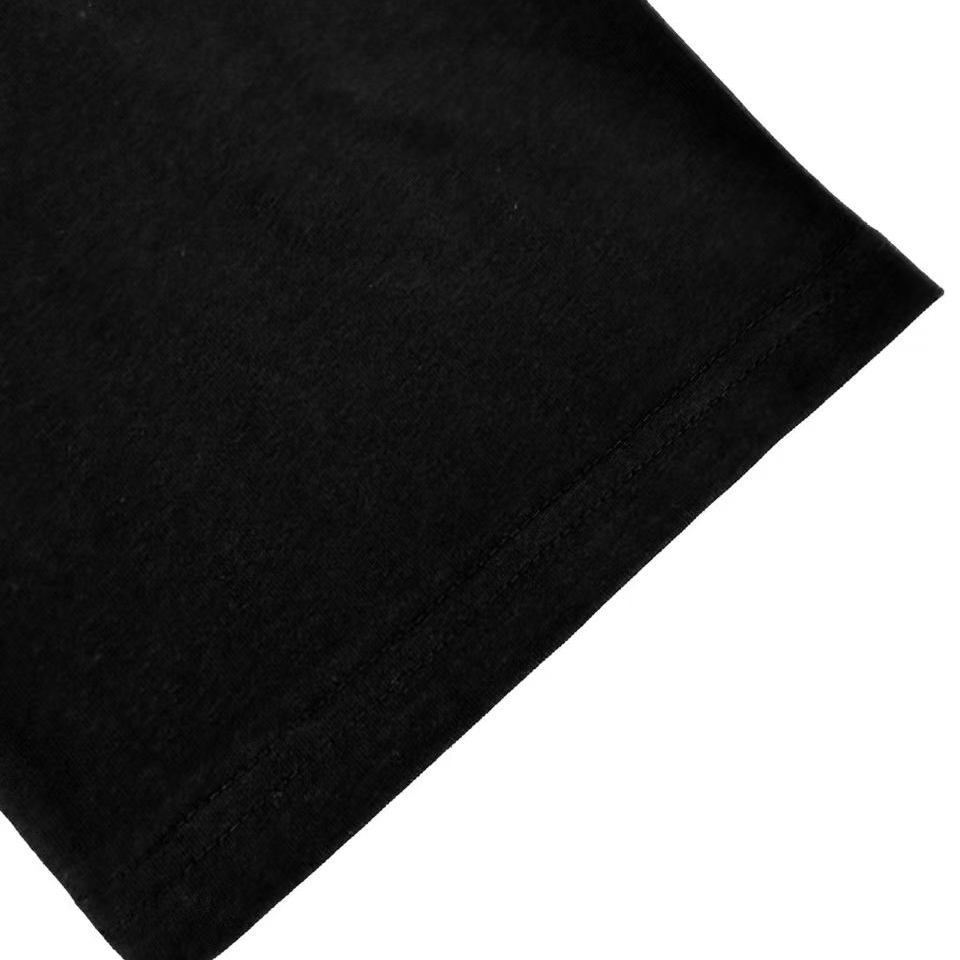 AMI Paris White And Black Cotton Ami De Coeur Knitted Patch T-shirt - DopestKickz
