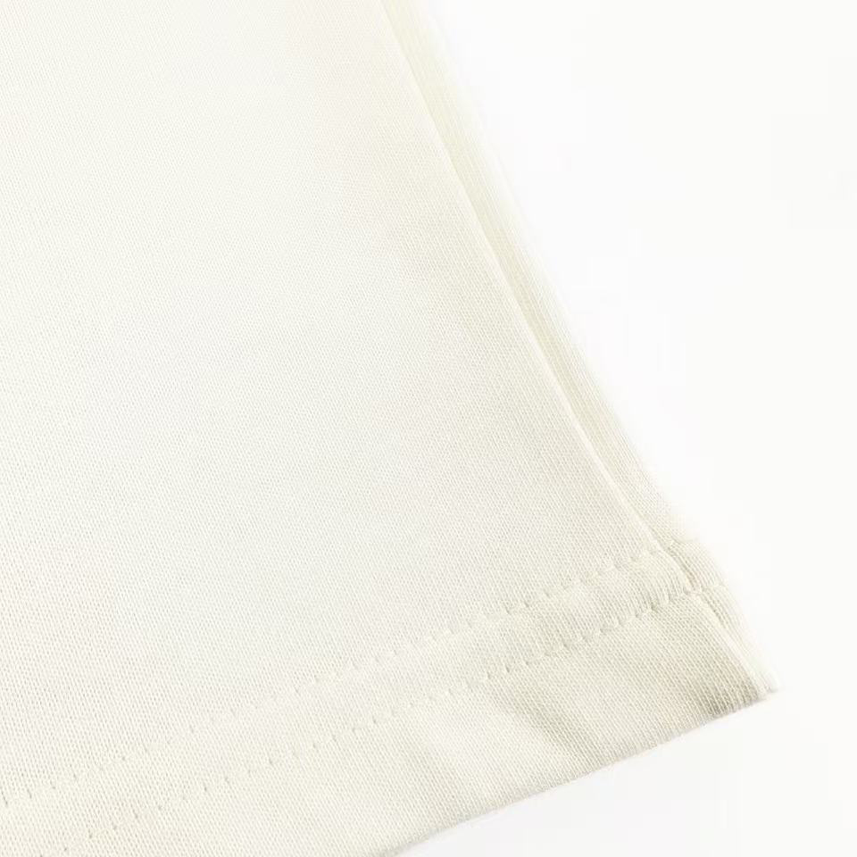 AMI Paris White And Black Cotton Ami De Coeur Knitted Patch T-shirt - DopestKickz