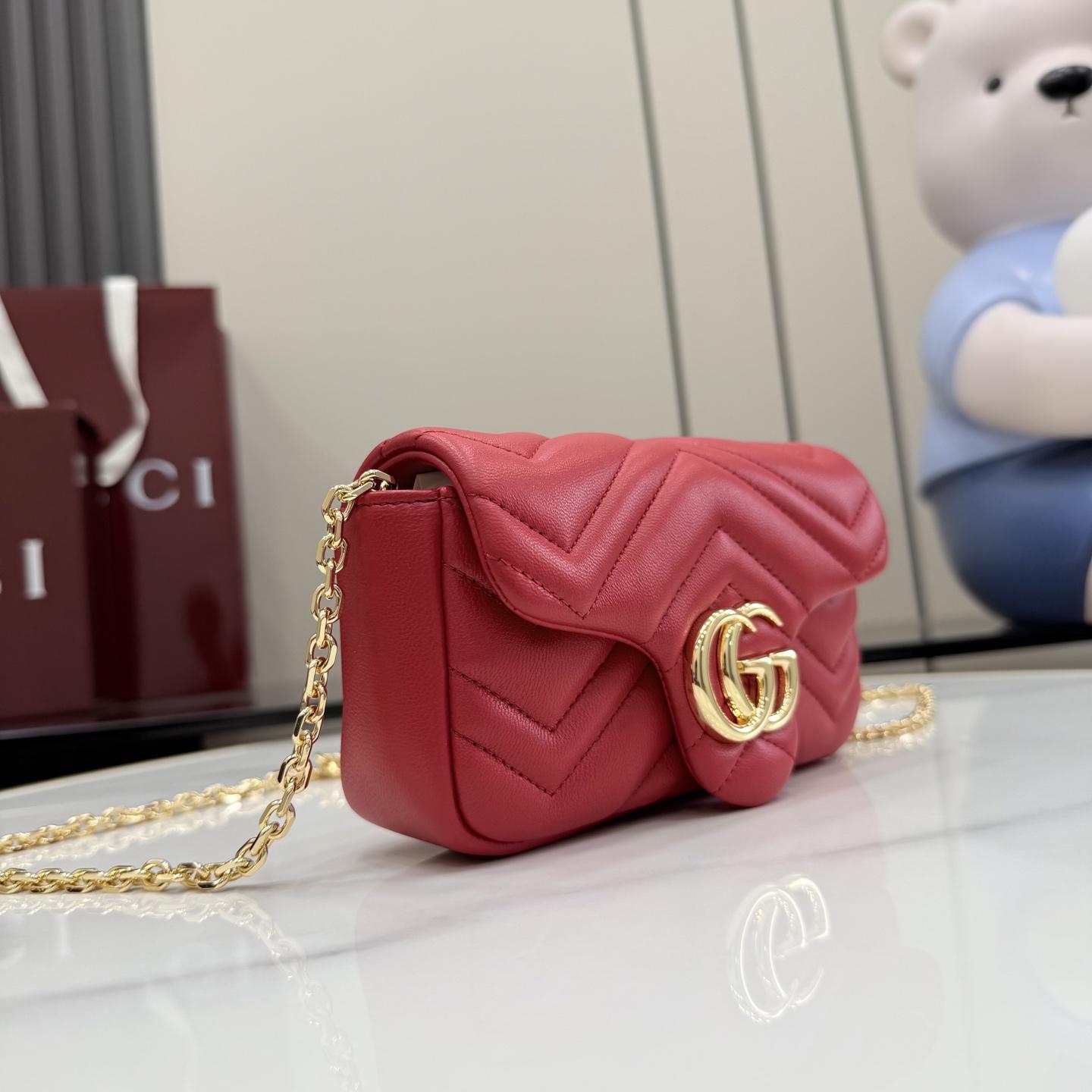 Gucci GG Marmont Mini Shoulder Bag - DopestKickz