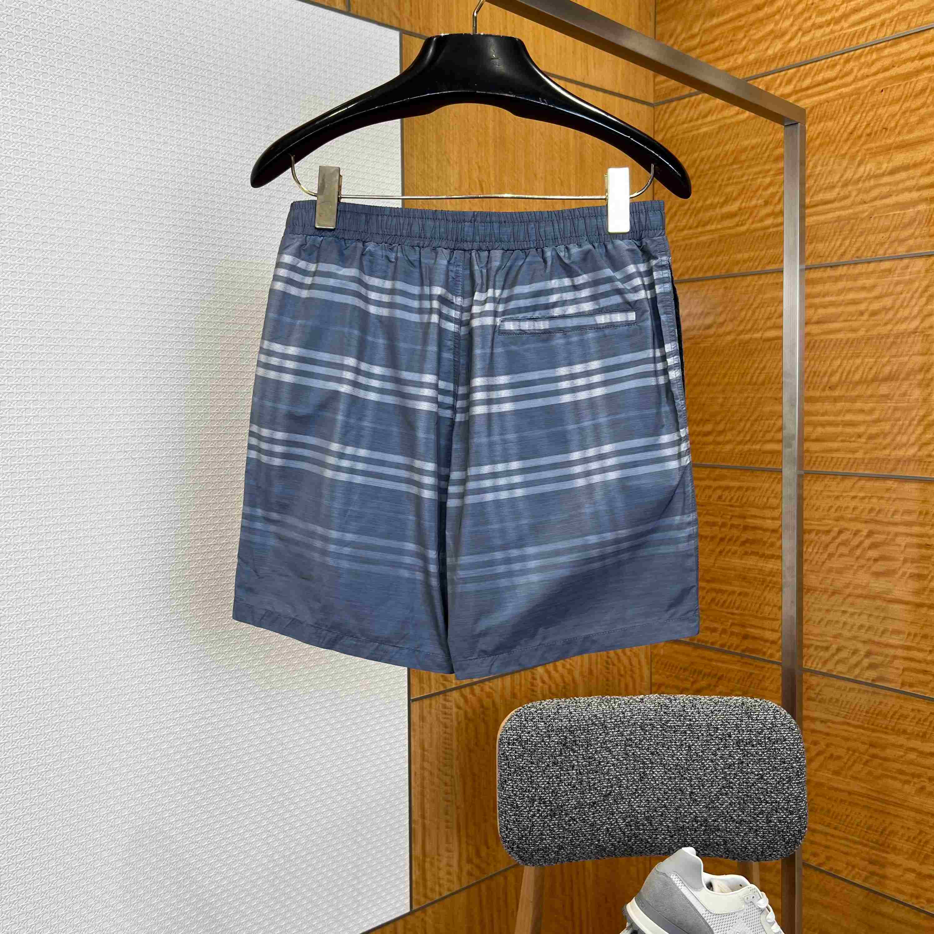 Burberry Gradient Check Swim Shorts - DopestKickz