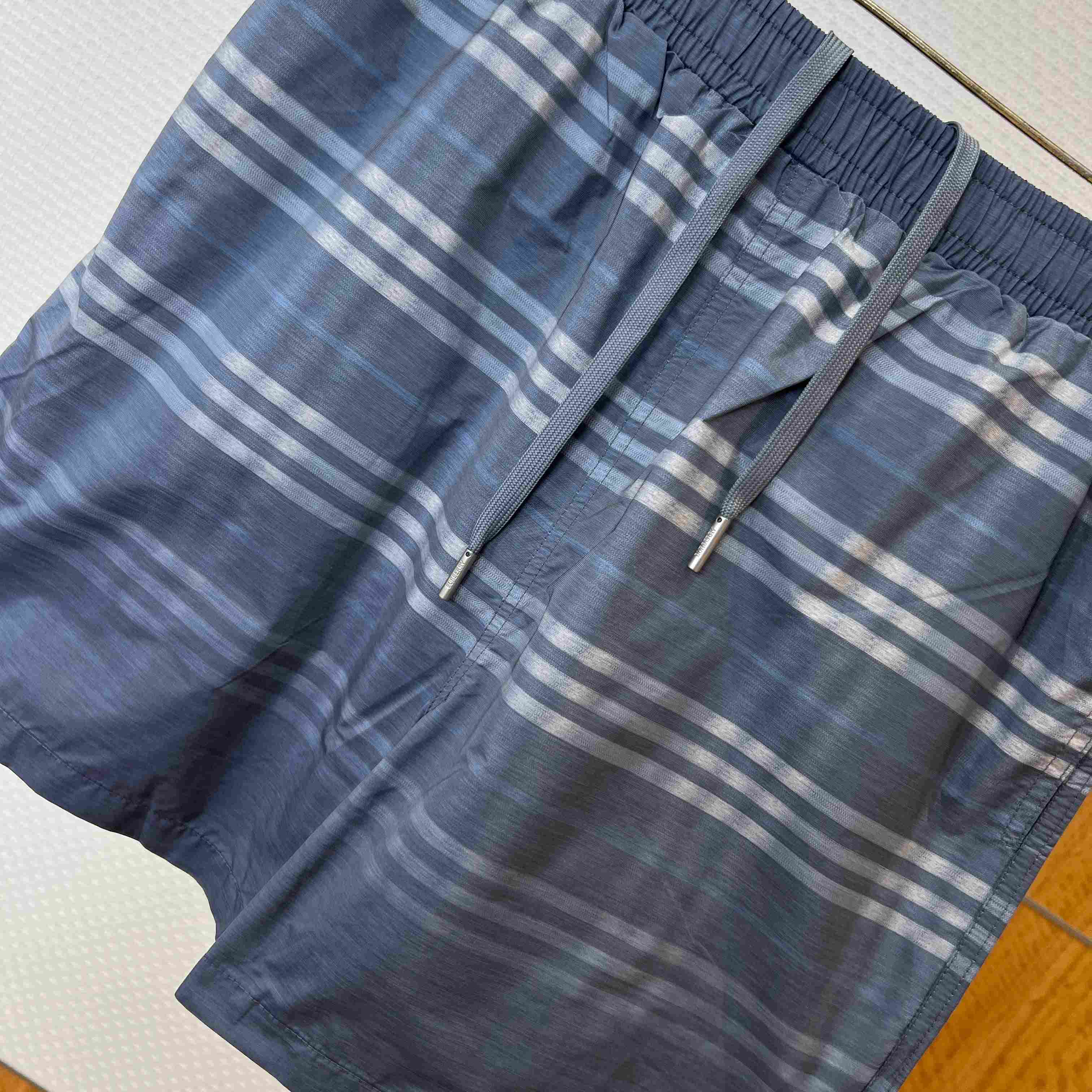 Burberry Gradient Check Swim Shorts - DopestKickz