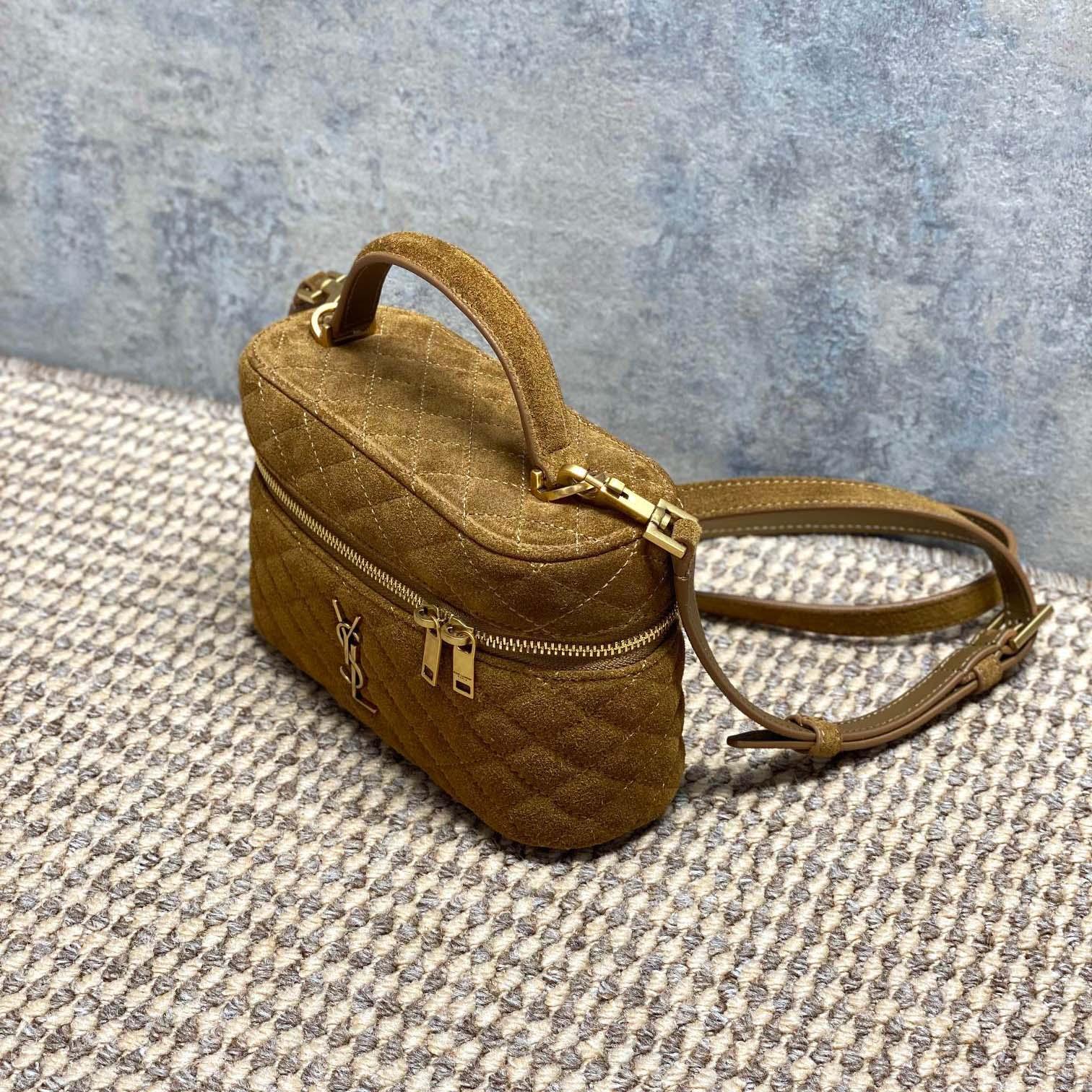 Saint Laurent GABY Vanity In Suede - DopestKickz