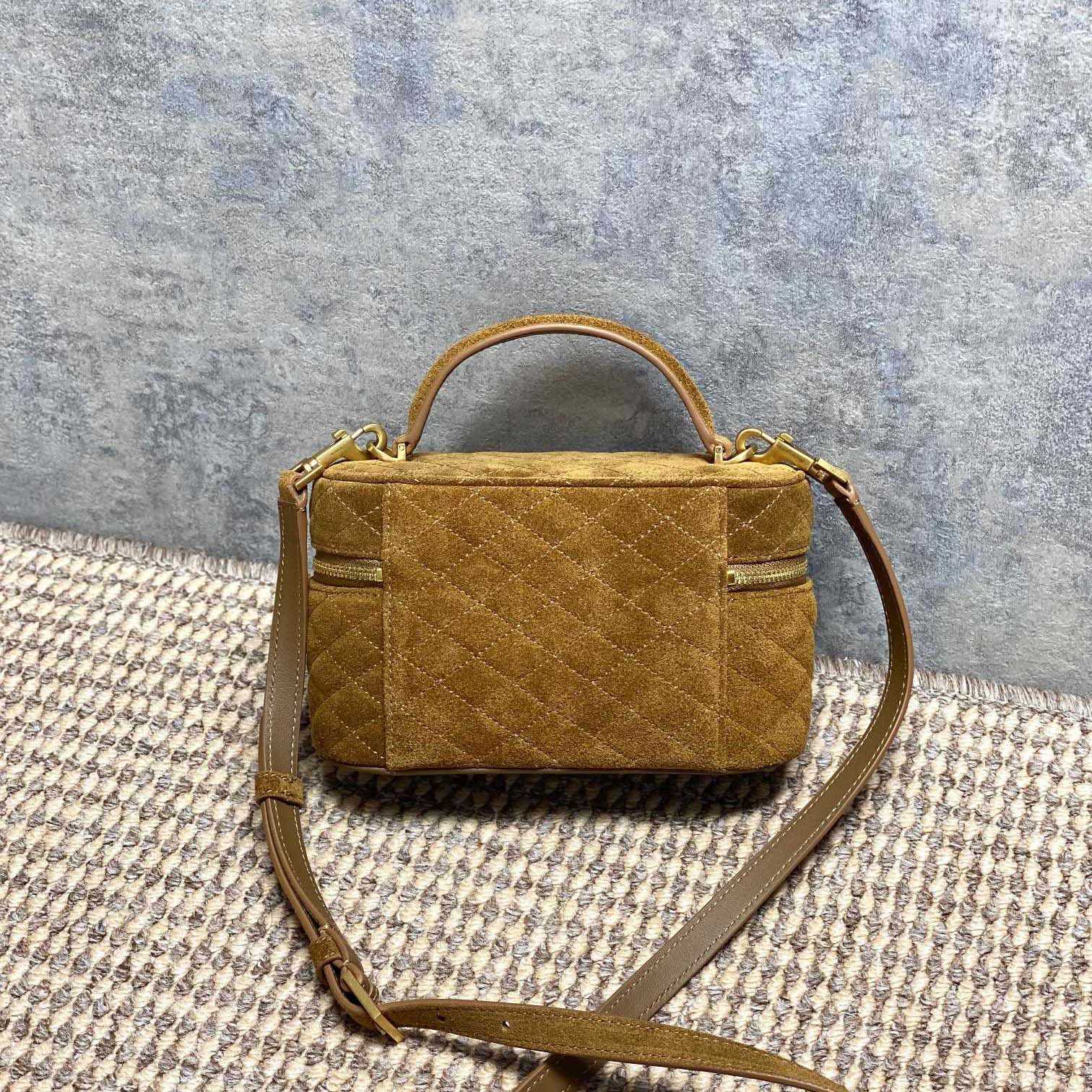 Saint Laurent GABY Vanity In Suede - DopestKickz