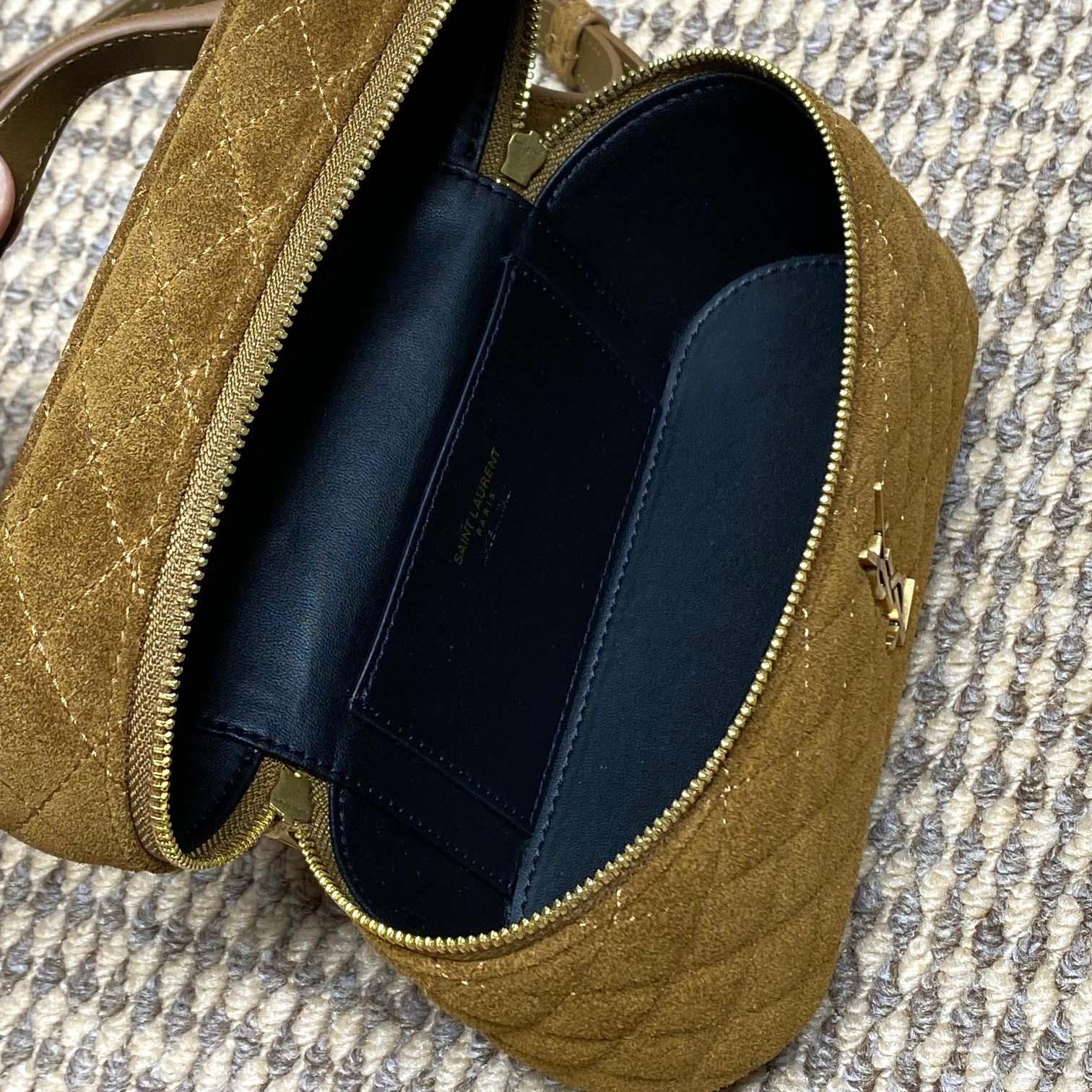 Saint Laurent GABY Vanity In Suede - DopestKickz