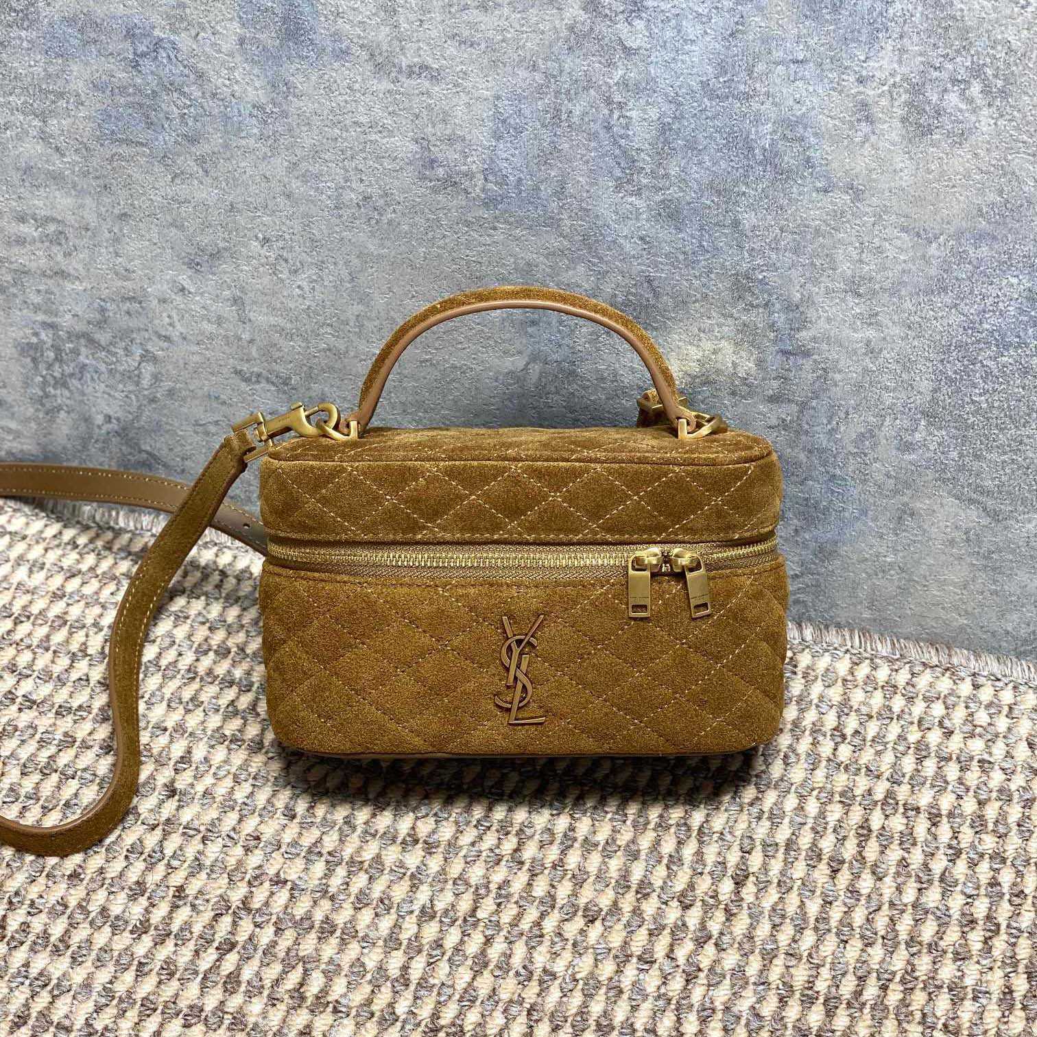 Saint Laurent GABY Vanity In Suede - DopestKickz
