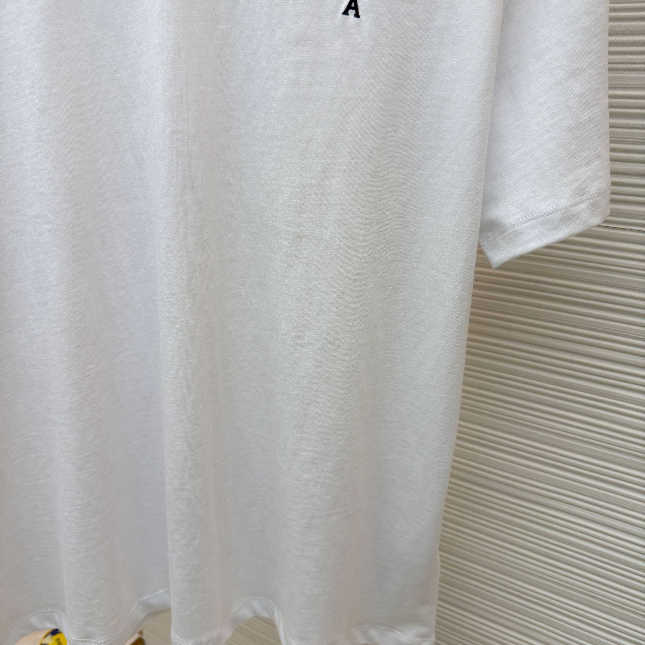 AMI Paris Black Cotton Ami De Coeur T-shirt - DopestKickz