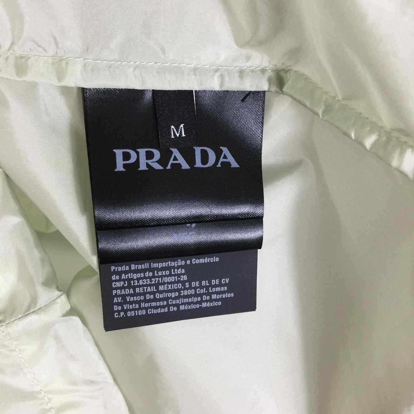 Prada Short-sleeved Re-Nylon Zipper Shirt - DopestKickz