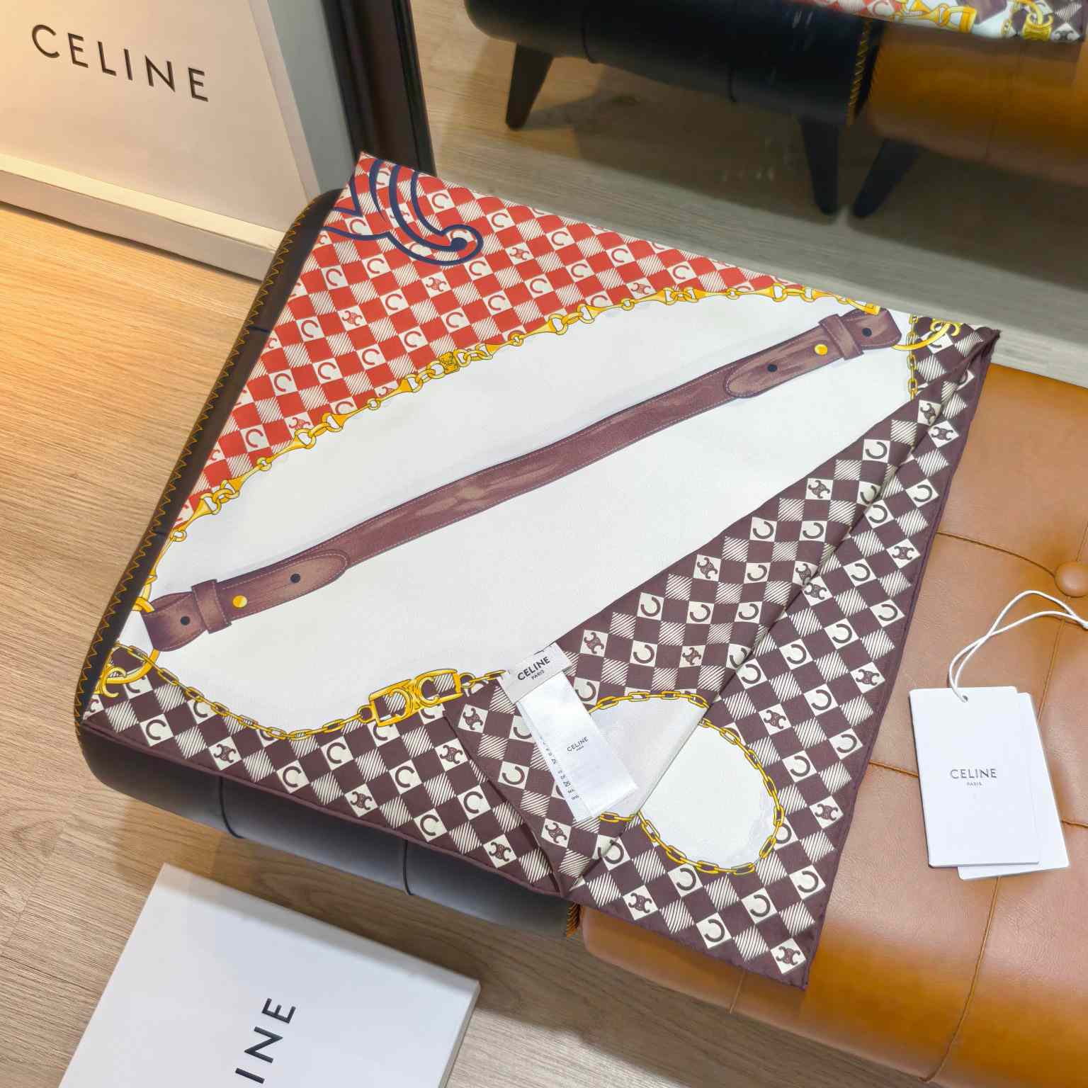 Celine  Bandana In Silk Twill - DopestKickz