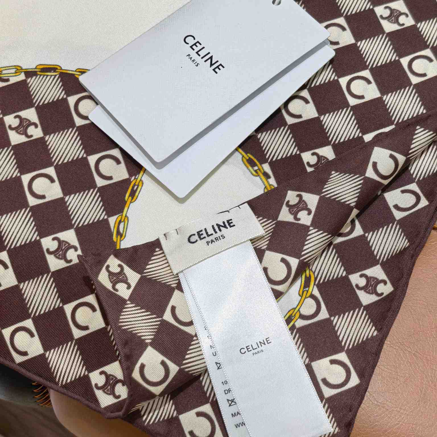 Celine  Bandana In Silk Twill - DopestKickz