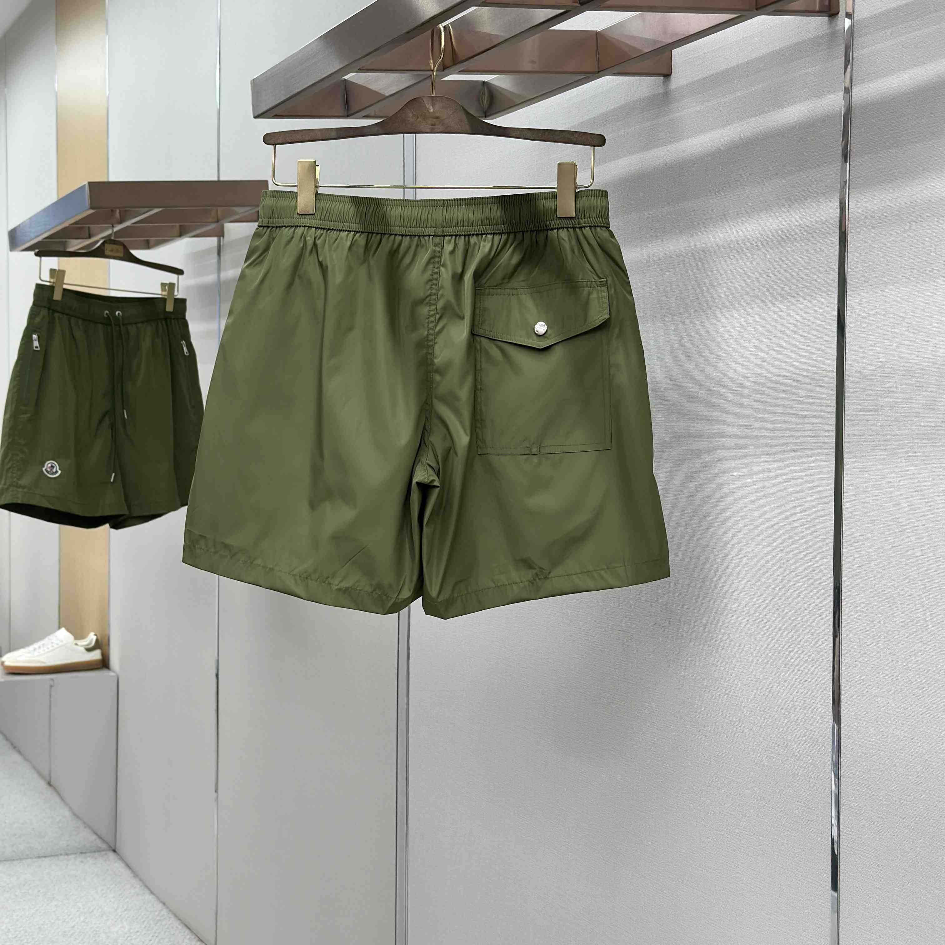Moncler Logo-Patch Swim Shorts - DopestKickz