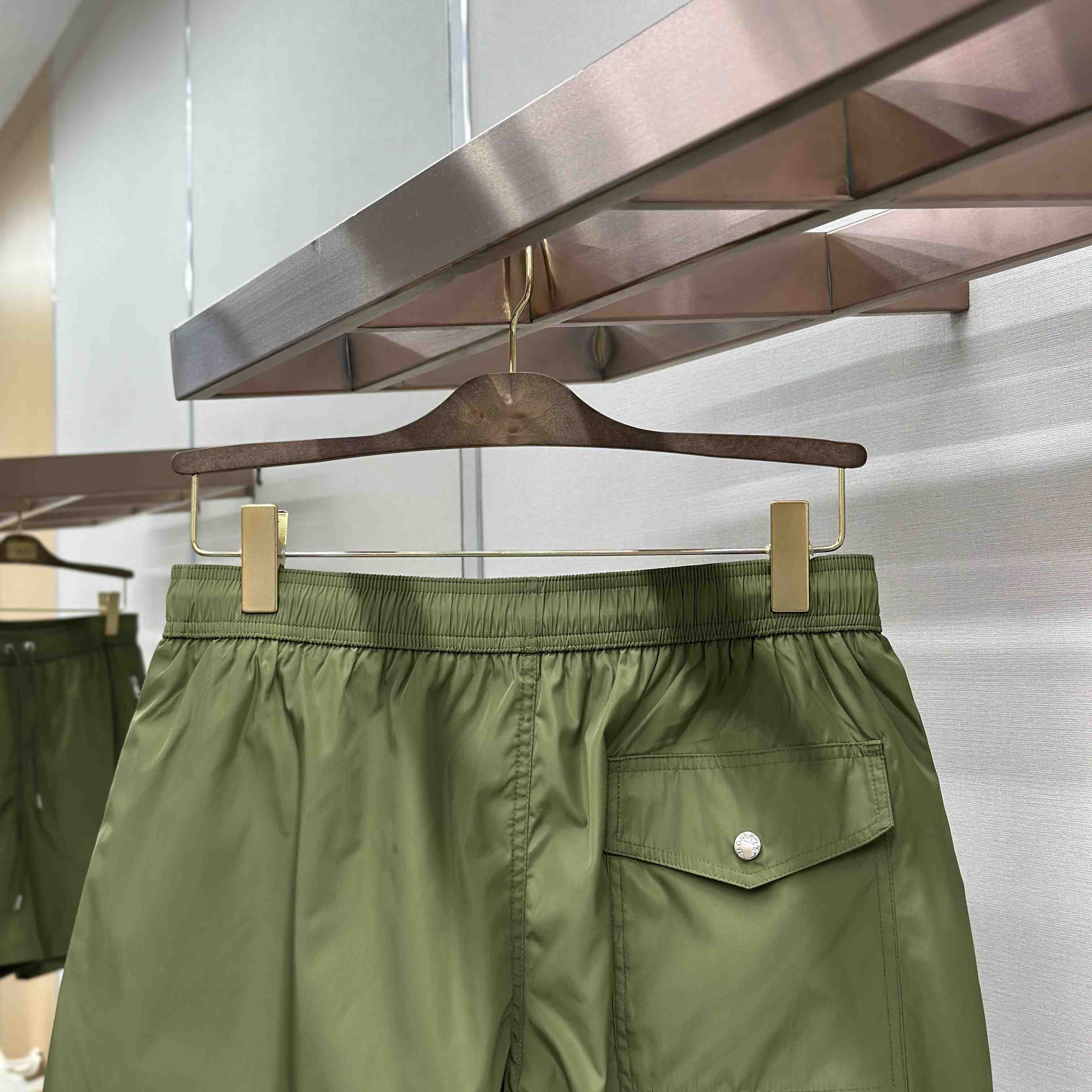 Moncler Logo-Patch Swim Shorts - DopestKickz