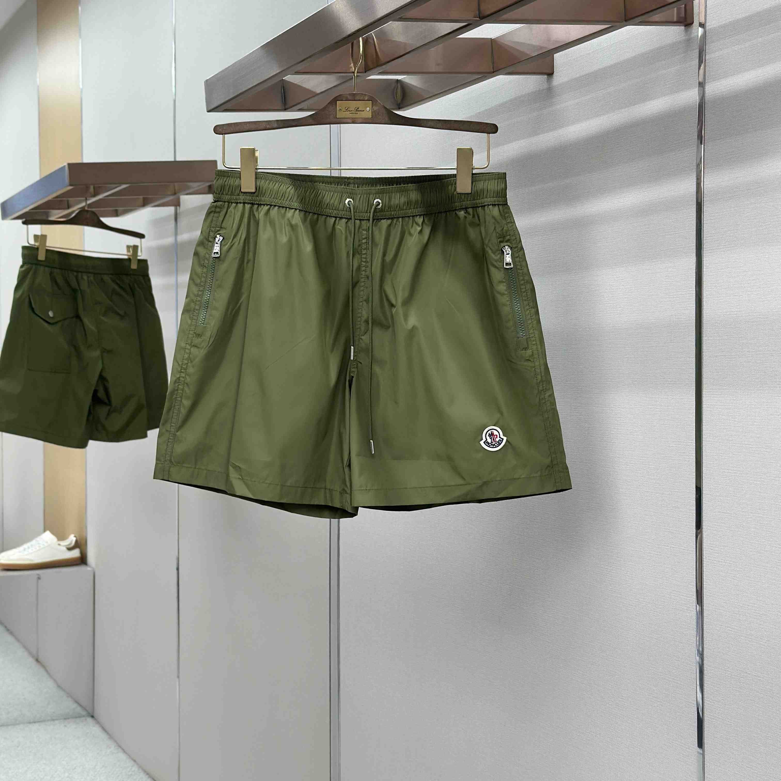 Moncler Logo-Patch Swim Shorts - DopestKickz