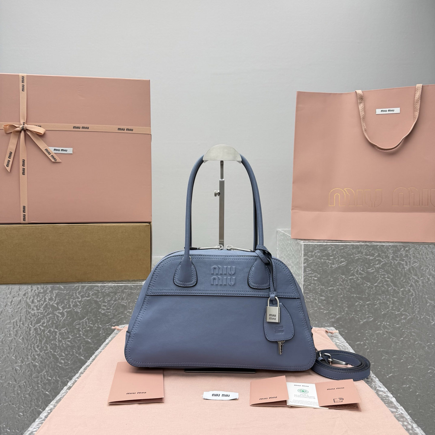 Miu Miu Vivant Nappa Leather Bag - DopestKickz