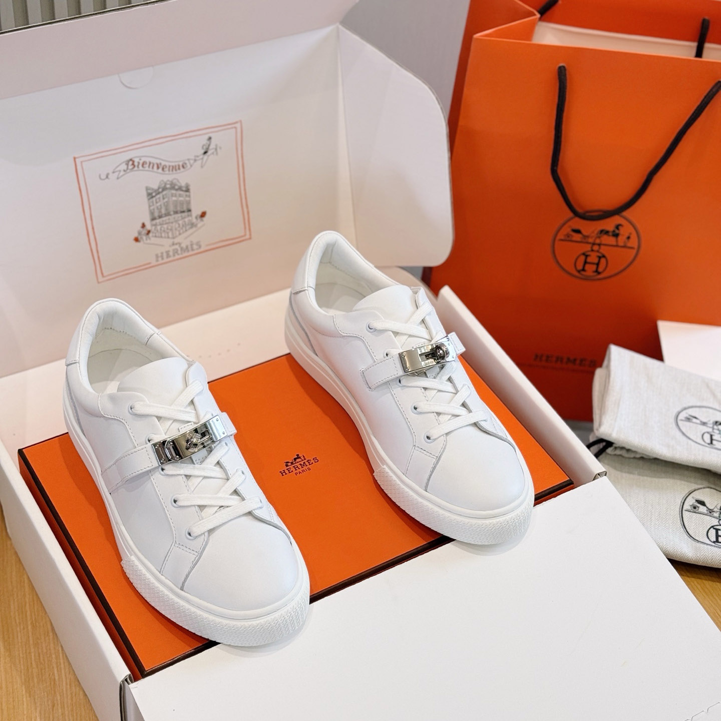 Hermes Day Sneaker - DopestKickz