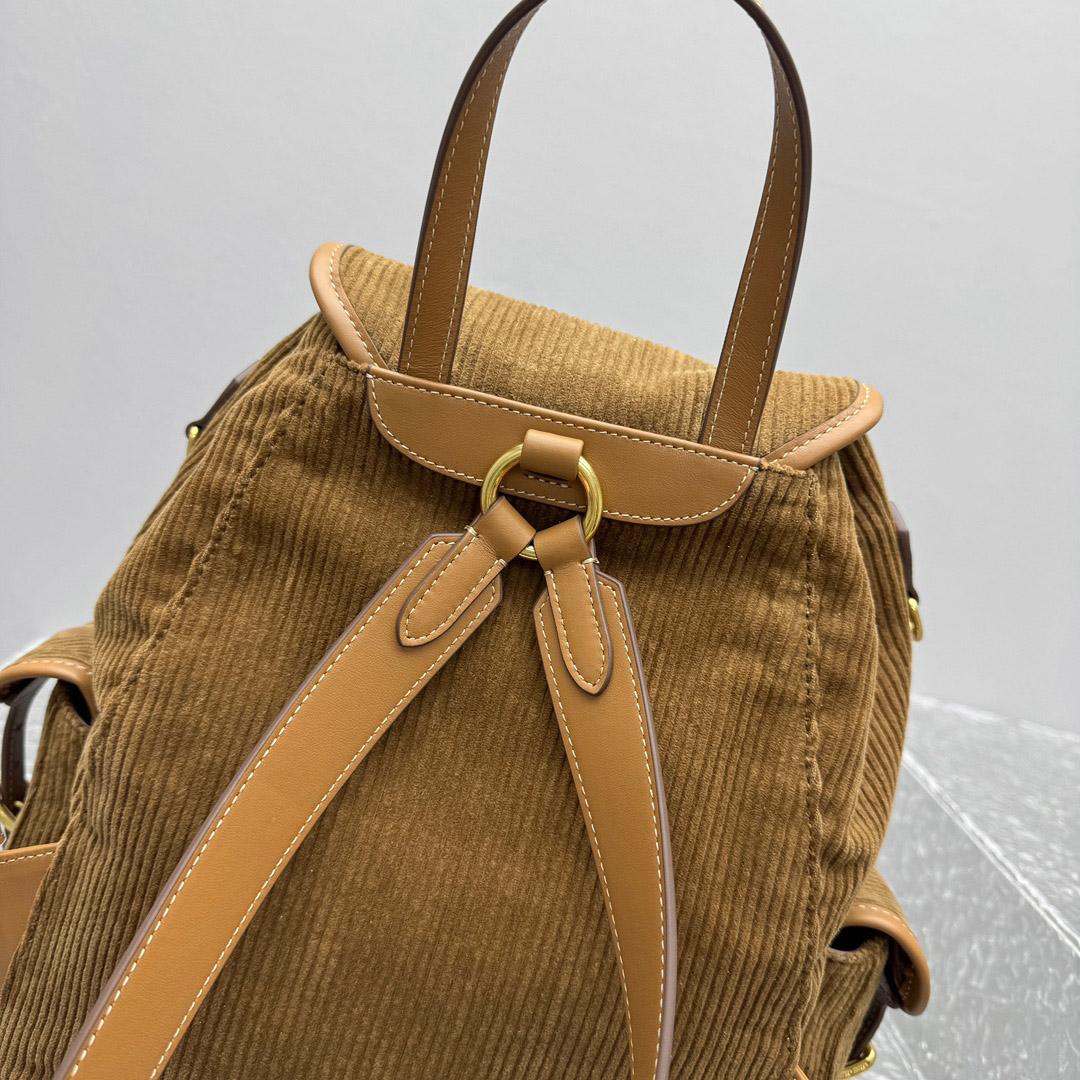 Miu Miu  Large Corduroy Backpack - DopestKickz