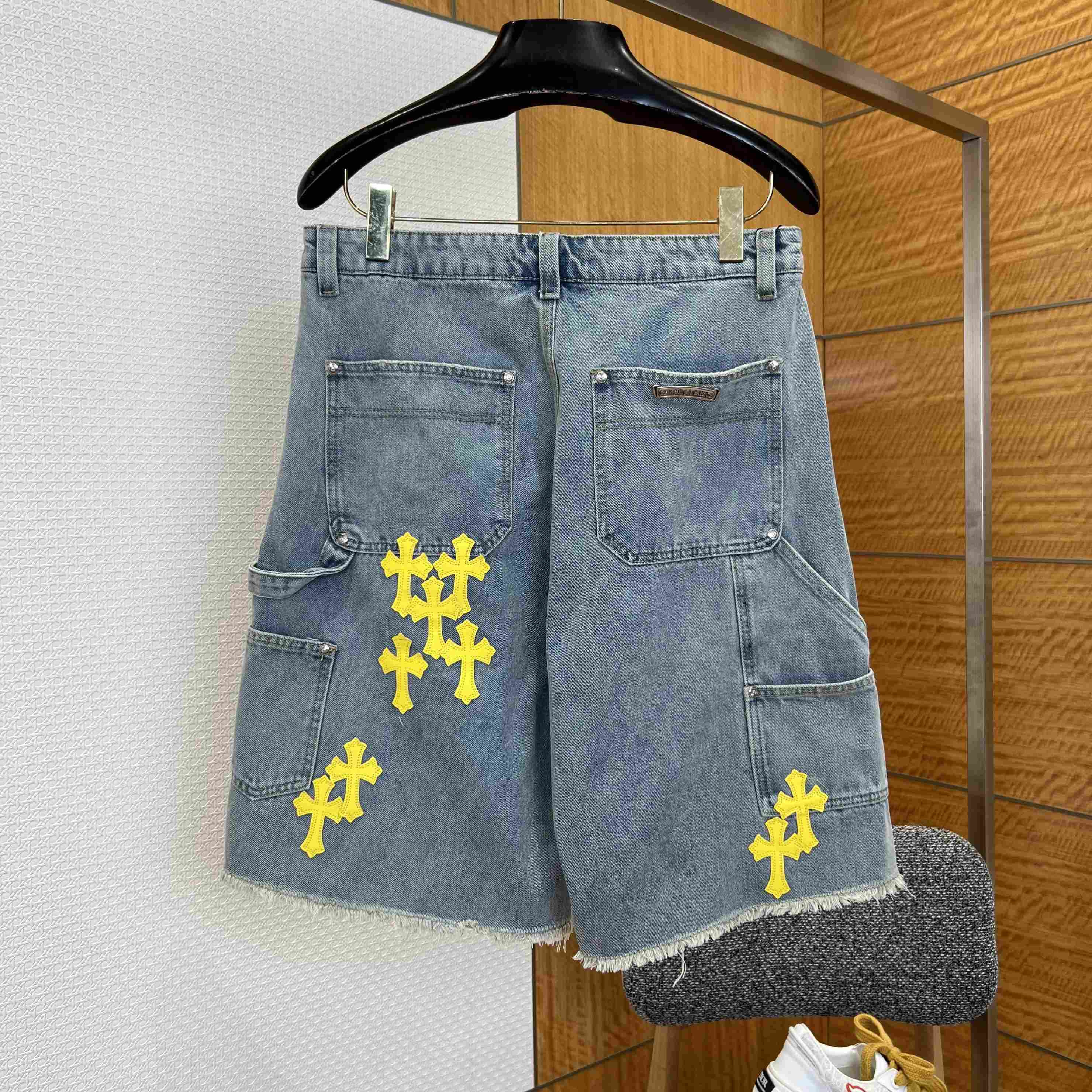 Chrome Hearts Denim Shorts - DopestKickz