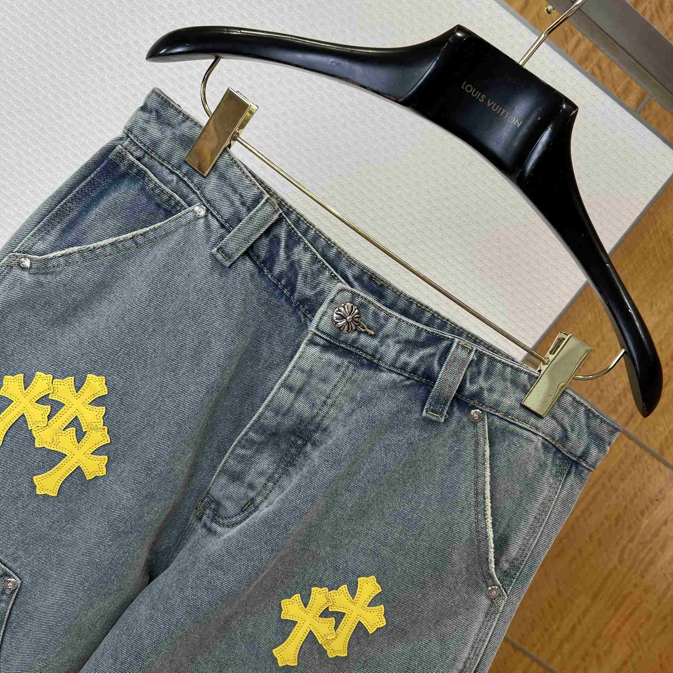 Chrome Hearts Denim Shorts - DopestKickz