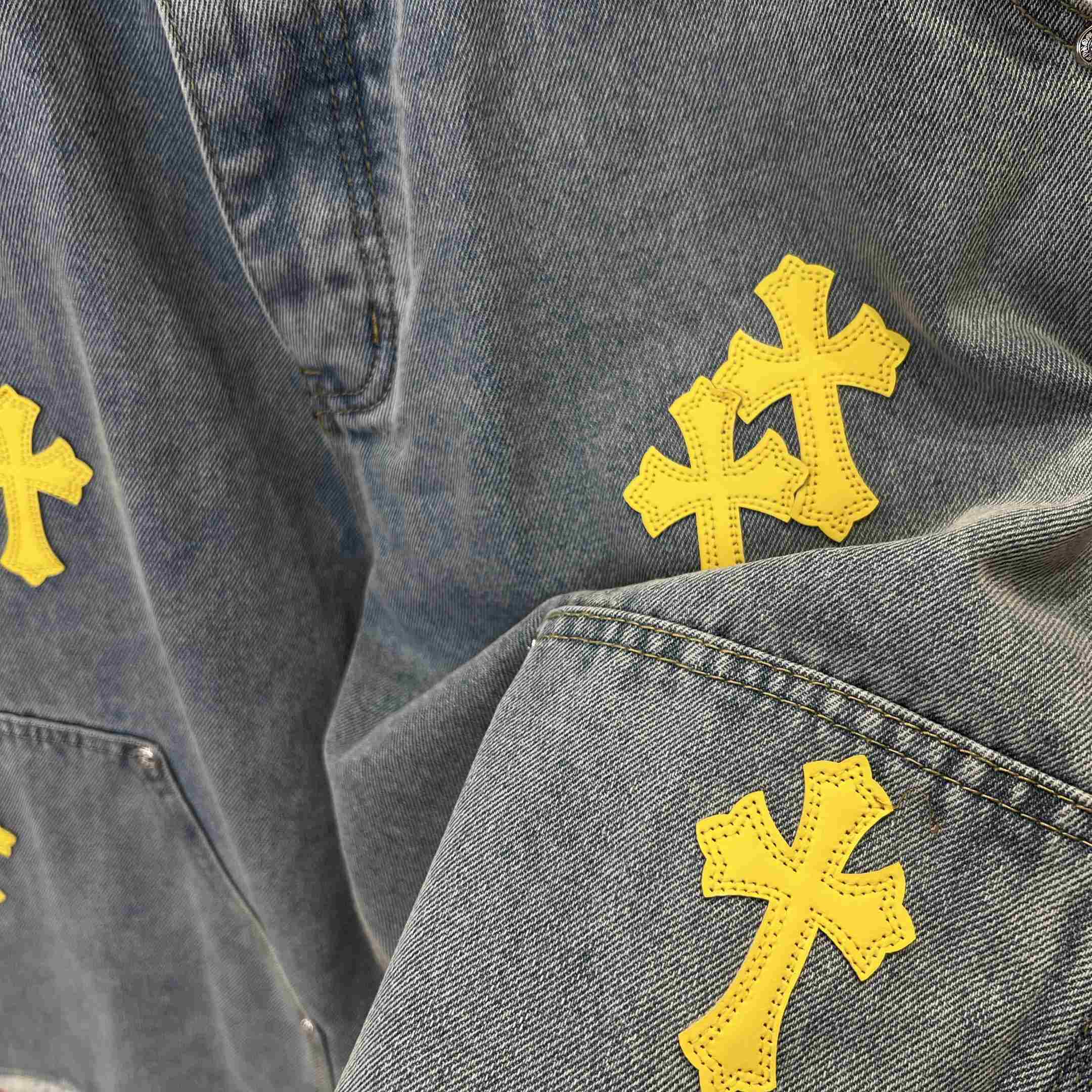 Chrome Hearts Denim Shorts - DopestKickz