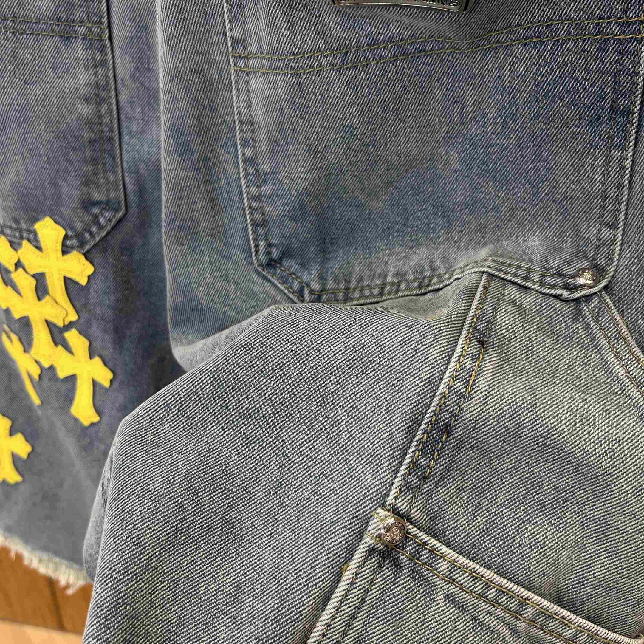 Chrome Hearts Denim Shorts - DopestKickz