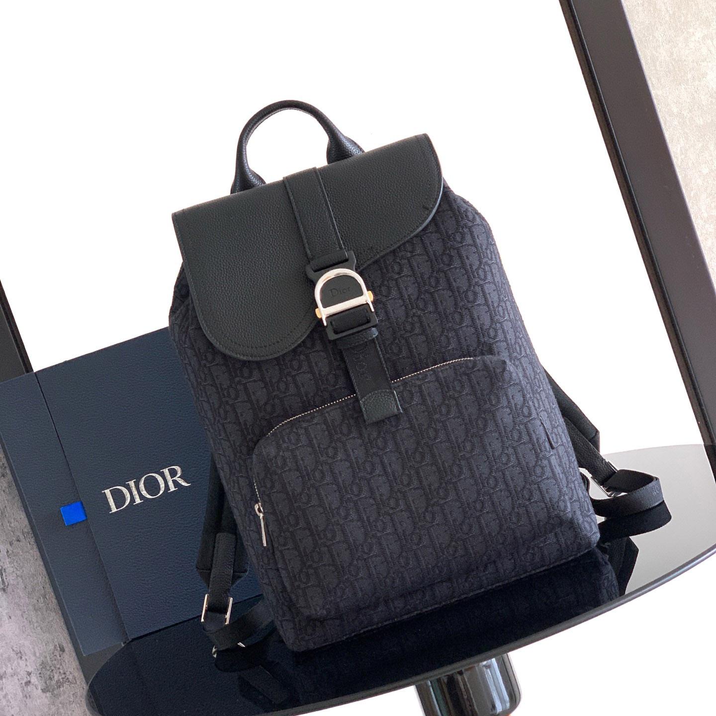 Dior Saddle Heritage Backpack With Flap - DopestKickz