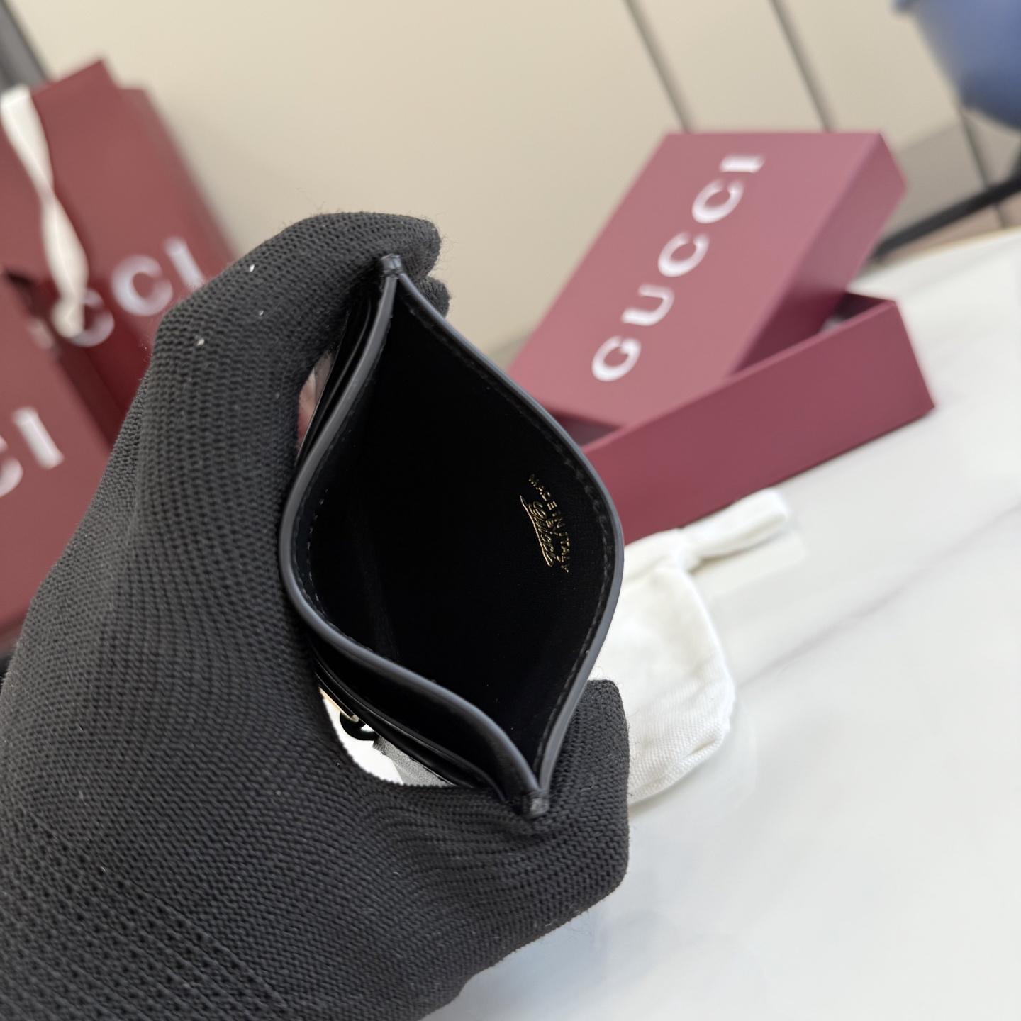 Gucci Horsebit Web Card Case - DopestKickz