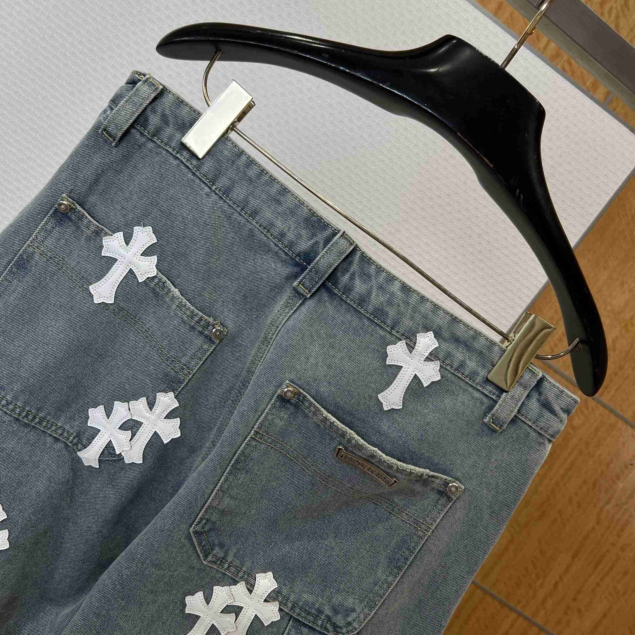 Chrome Hearts Denim Shorts - DopestKickz