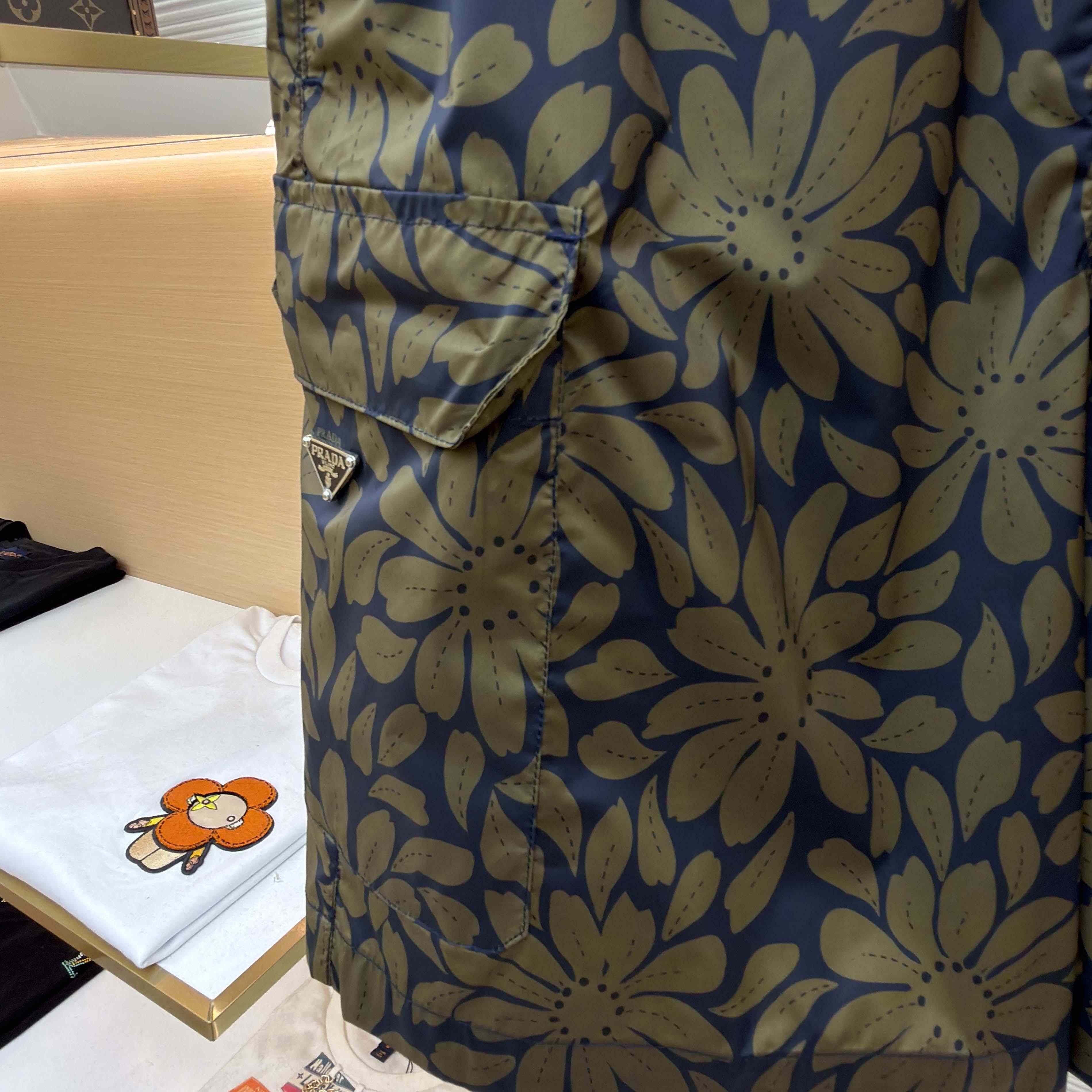 Prada Printed Re-Nylon Swim Trunks - DopestKickz