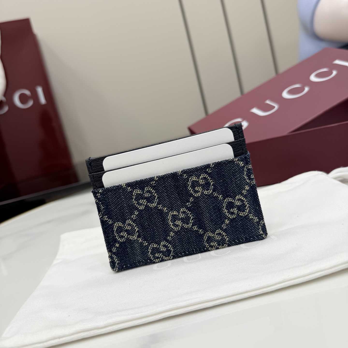 Gucci Card case With Gucci Plaque - DopestKickz