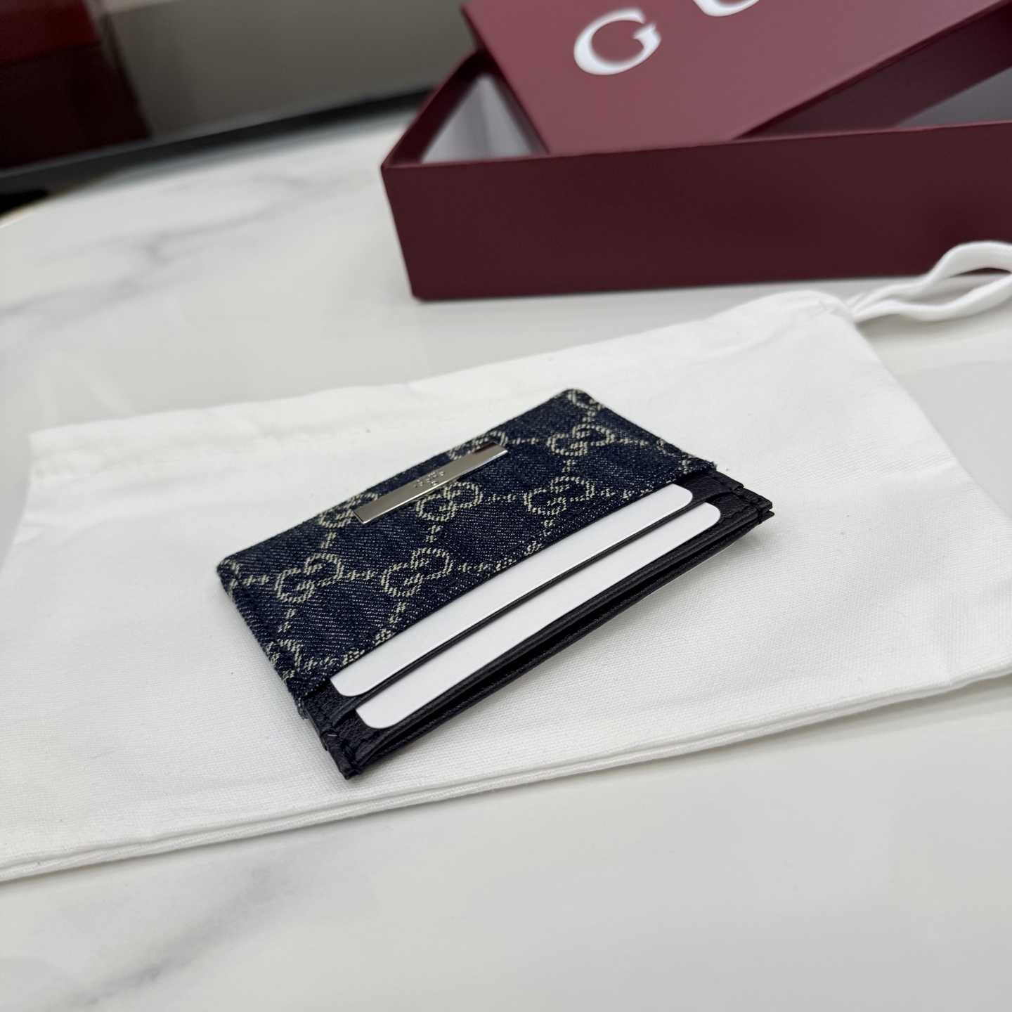 Gucci Card case With Gucci Plaque - DopestKickz