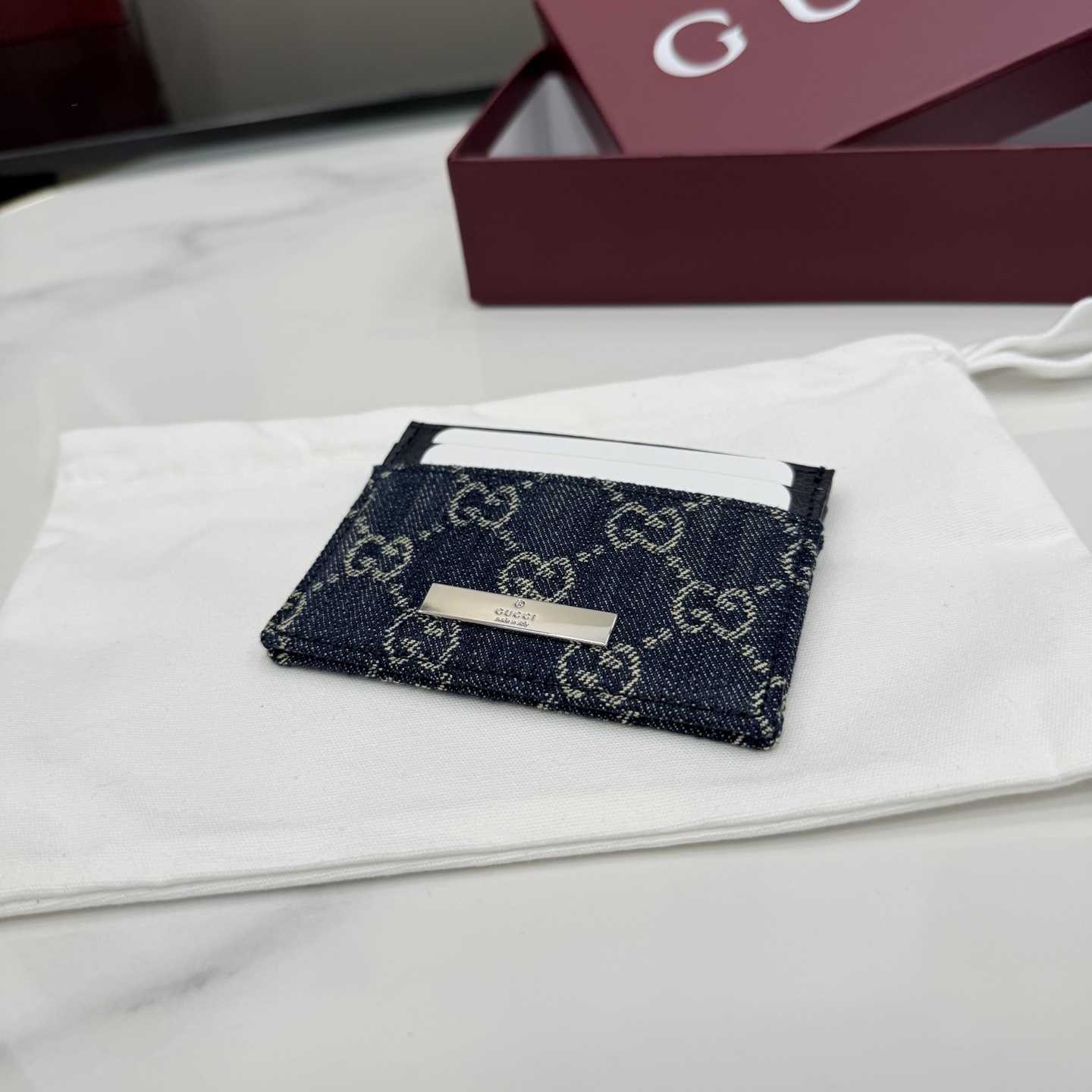 Gucci Card case With Gucci Plaque - DopestKickz