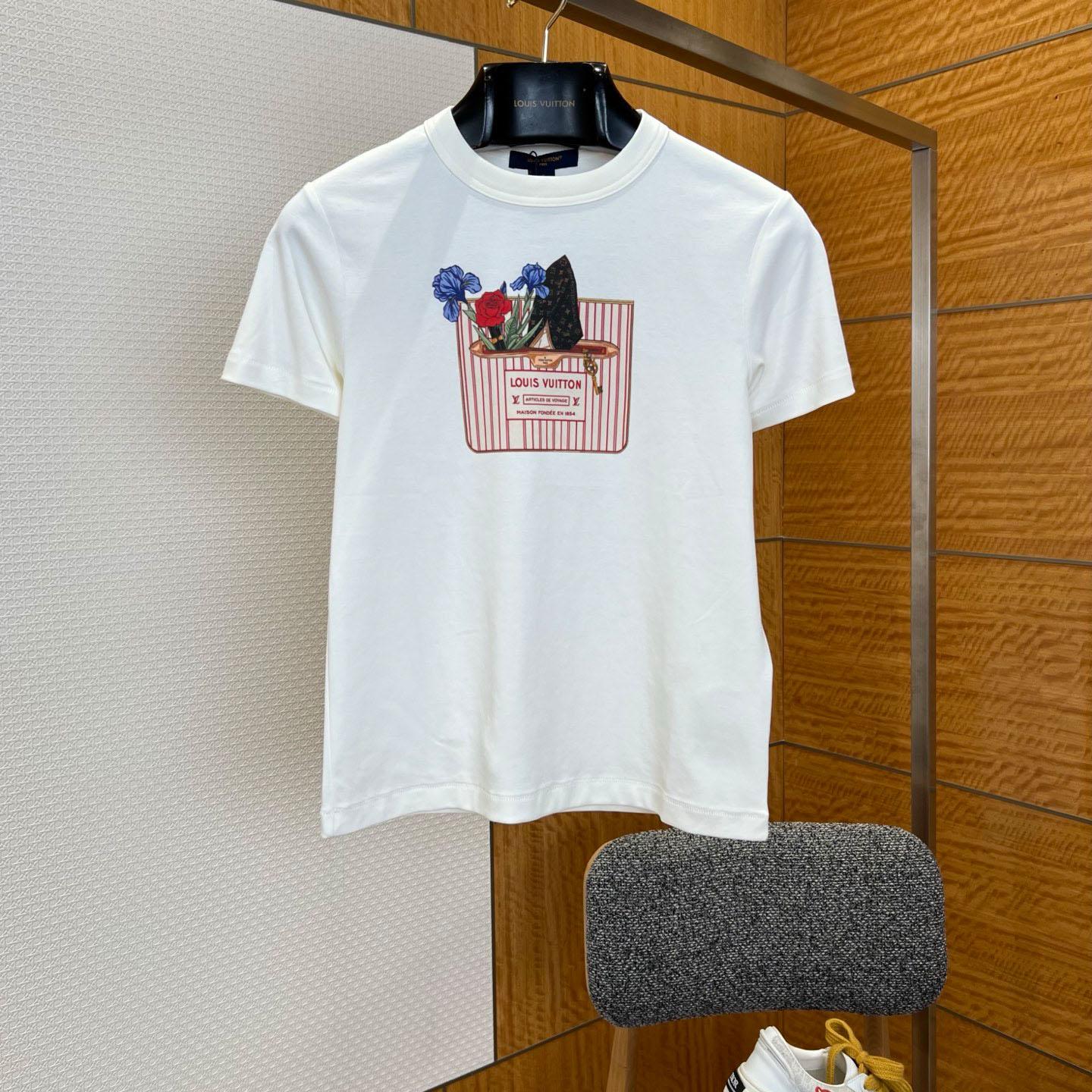 Louis Vuitton Neverfull Print T-Shirt 1AK1I2 - DopestKickz