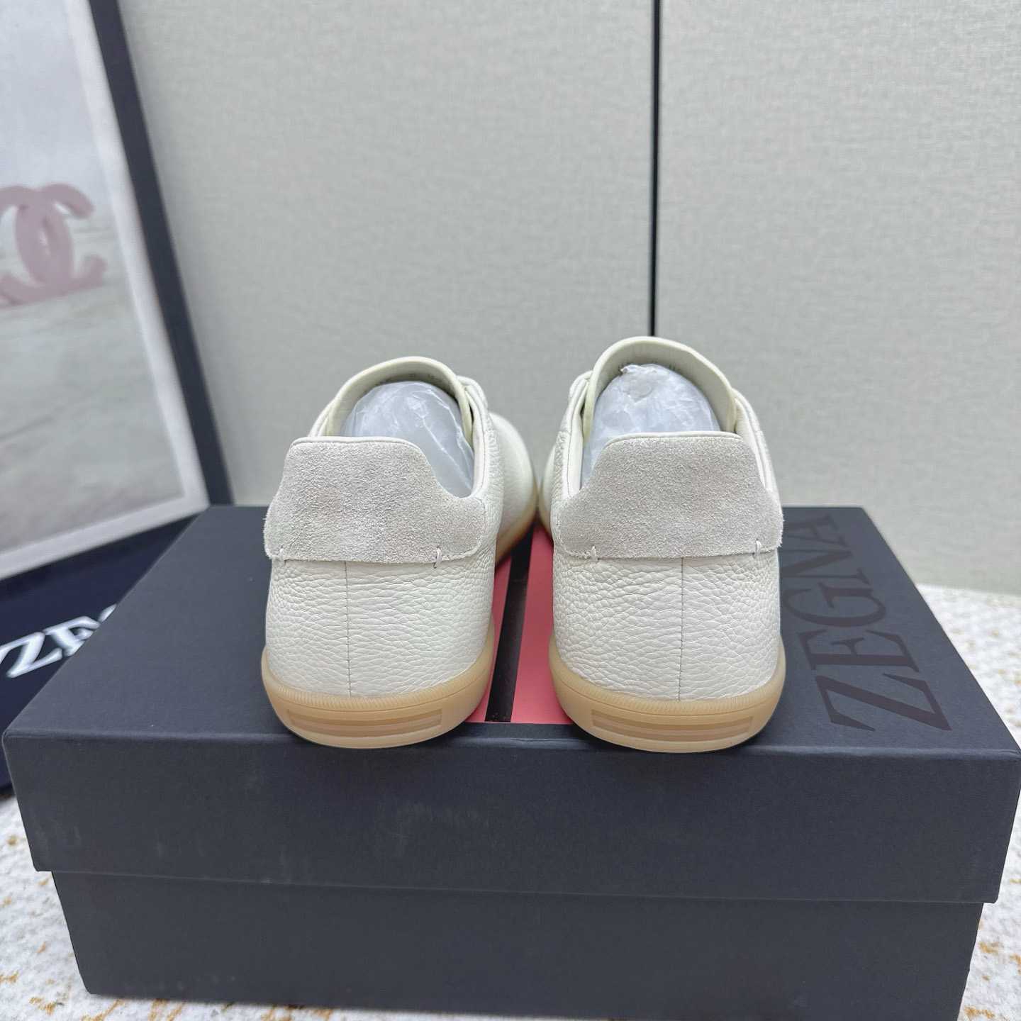 Zegna Grained Leather 232 Sneakers - DopestKickz