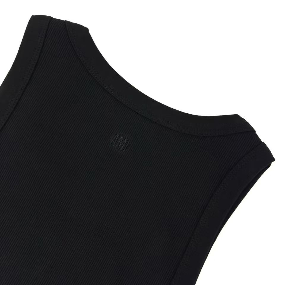 AMI Paris Cotton Ami De Coeur Tanktop - DopestKickz