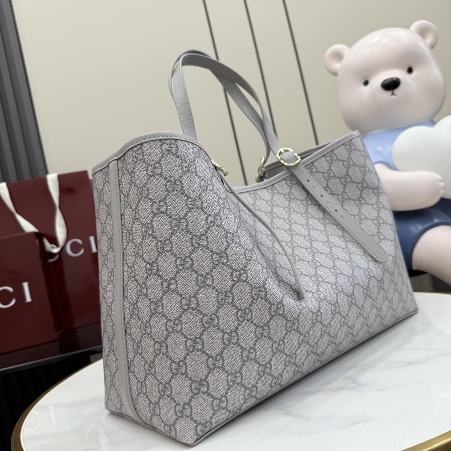 Gucci GG Emblem Large Tote Bag 815213 - DopestKickz