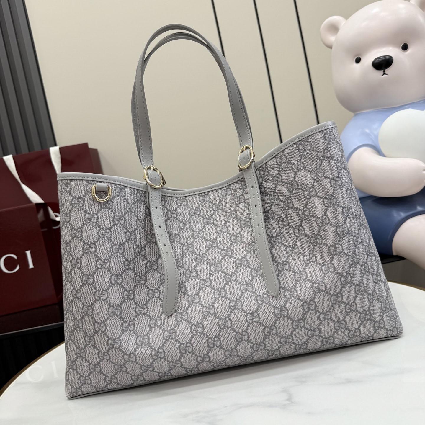 Gucci GG Emblem Large Tote Bag 815213 - DopestKickz