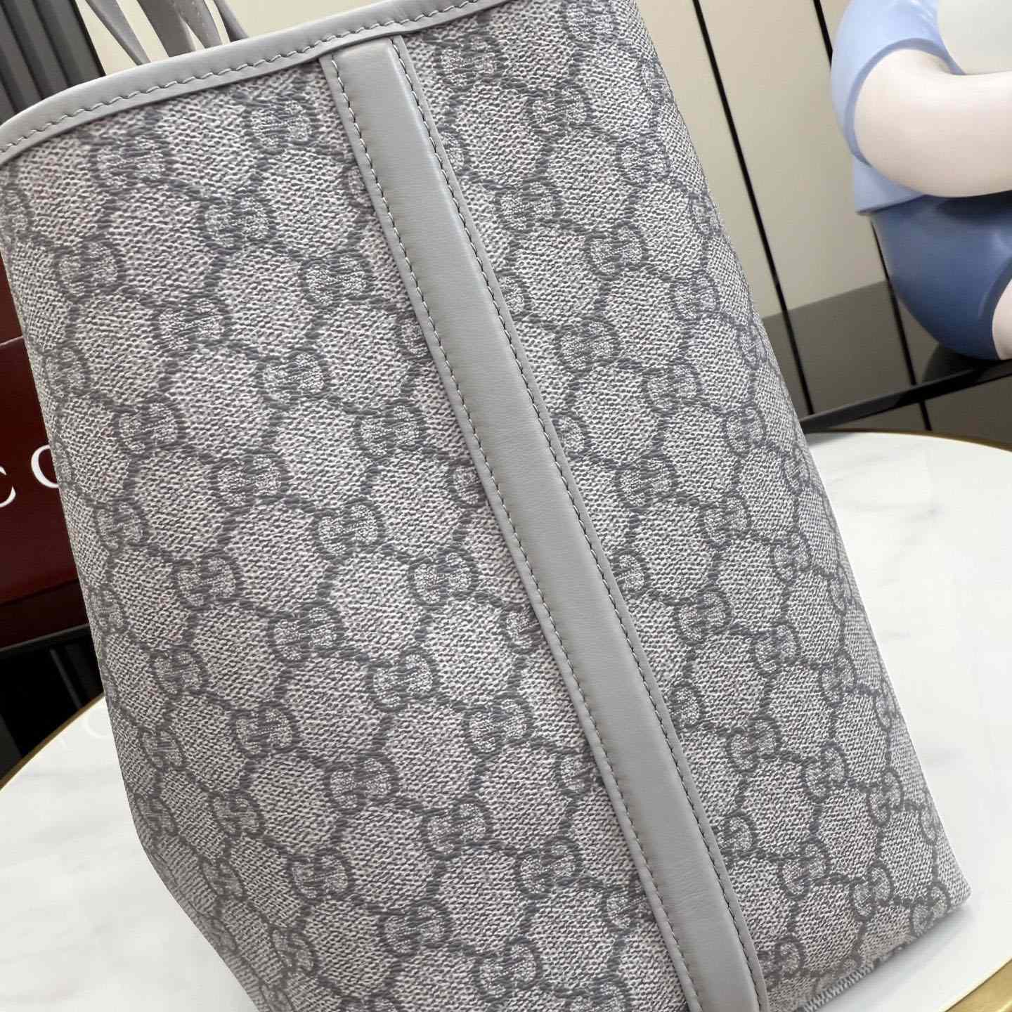 Gucci GG Emblem Large Tote Bag 815213 - DopestKickz