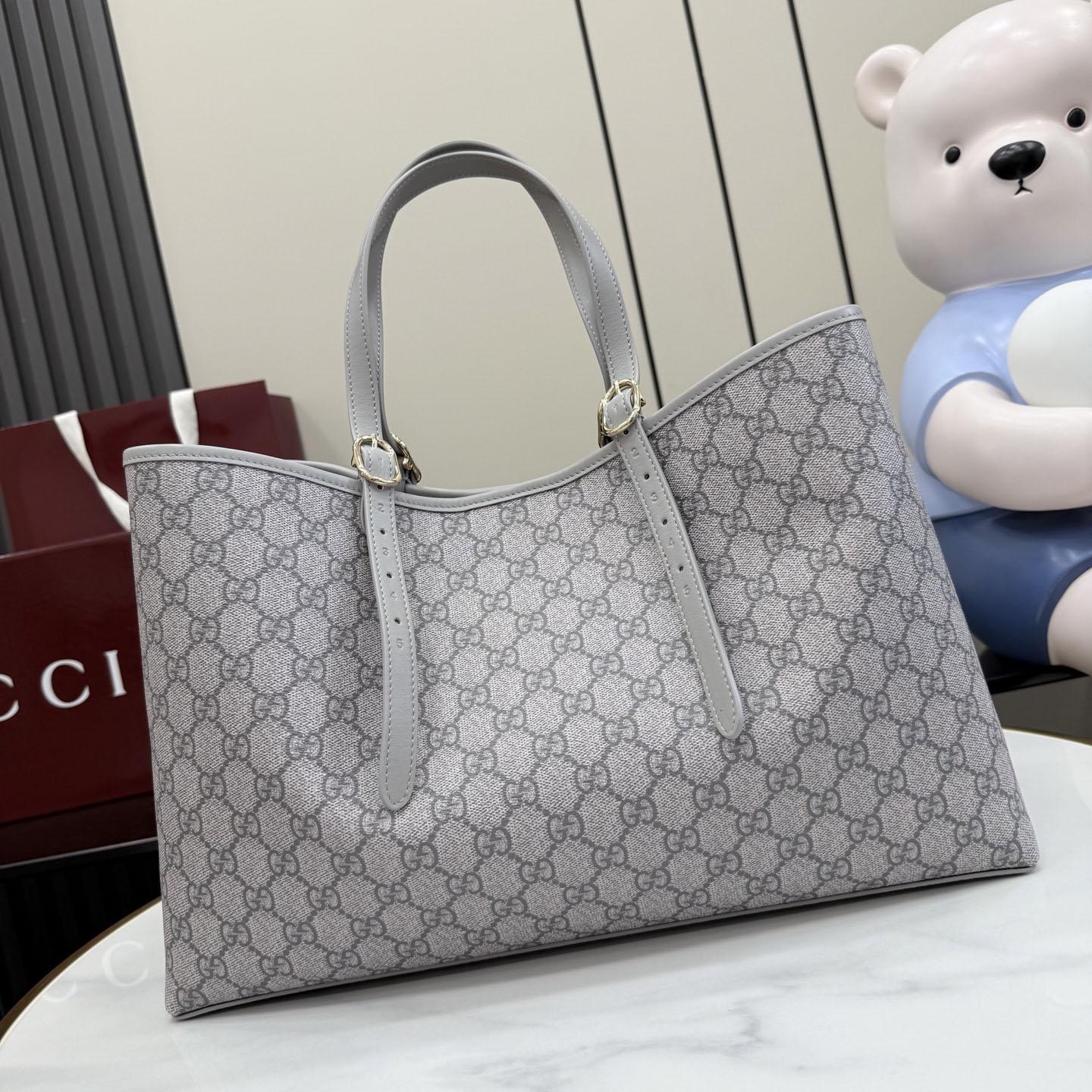 Gucci GG Emblem Large Tote Bag 815213 - DopestKickz