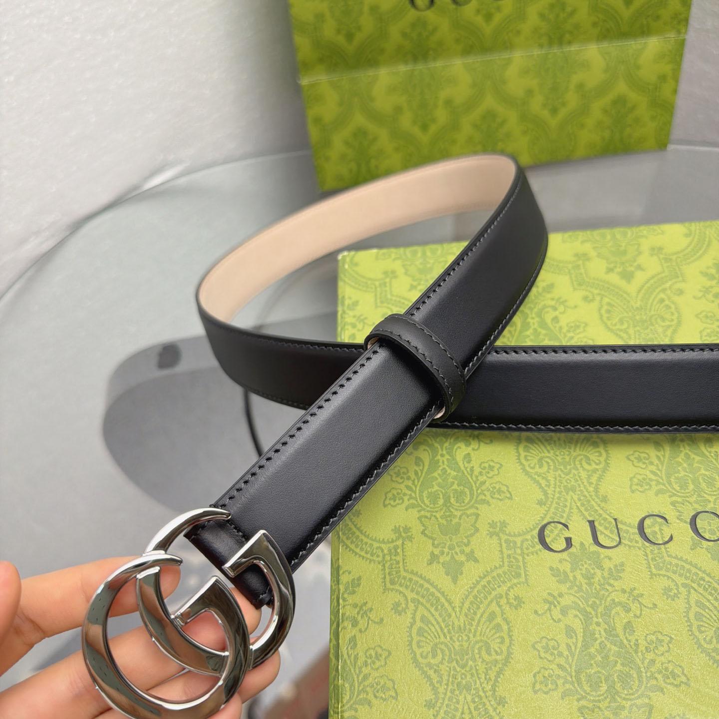 Gucci  Flat Marmont Belt - DopestKickz