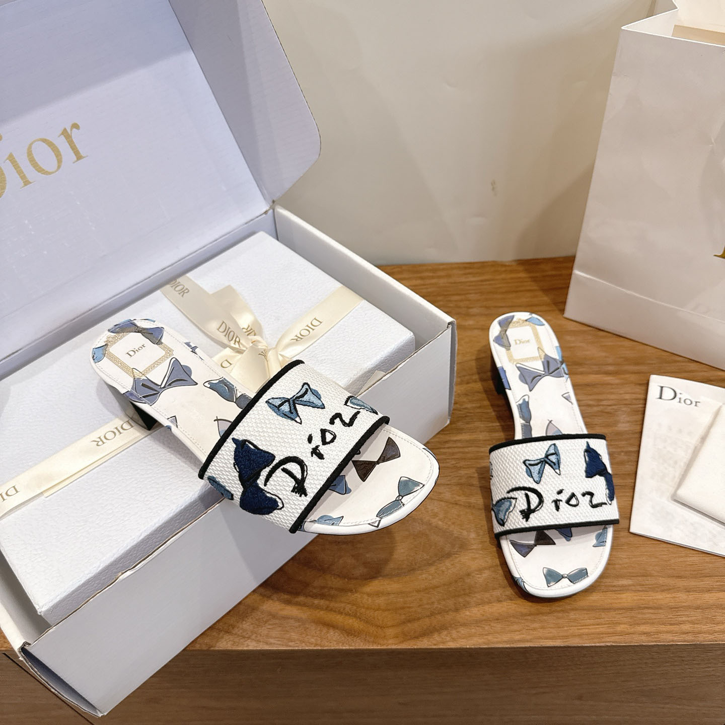 Dior Dioriviera Dway Heeled Slide - DopestKickz