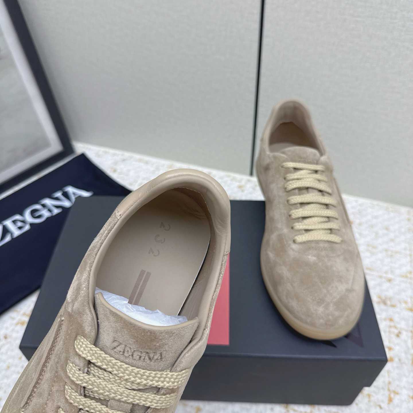 Zegna 232 Suede Sneakers - DopestKickz