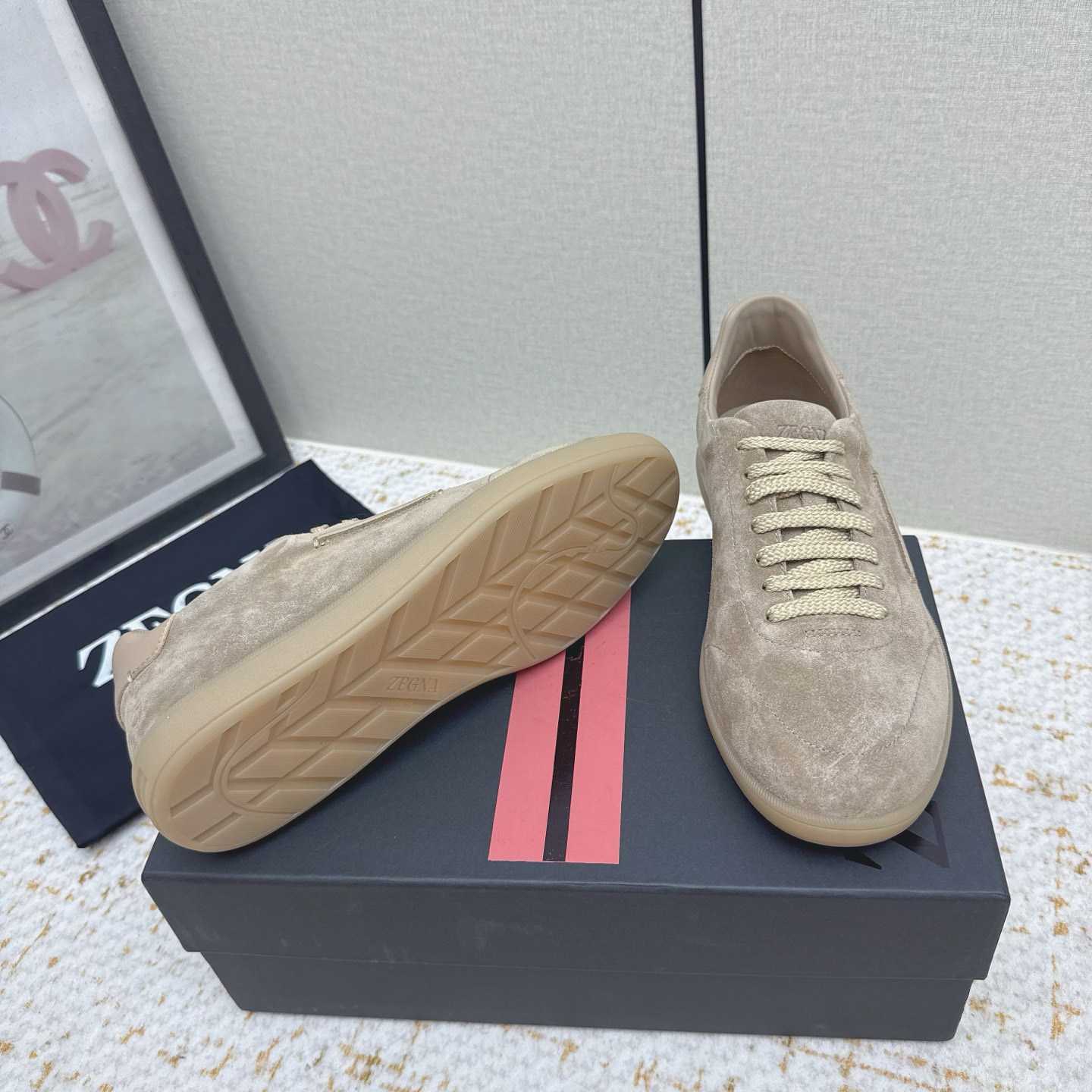 Zegna 232 Suede Sneakers - DopestKickz