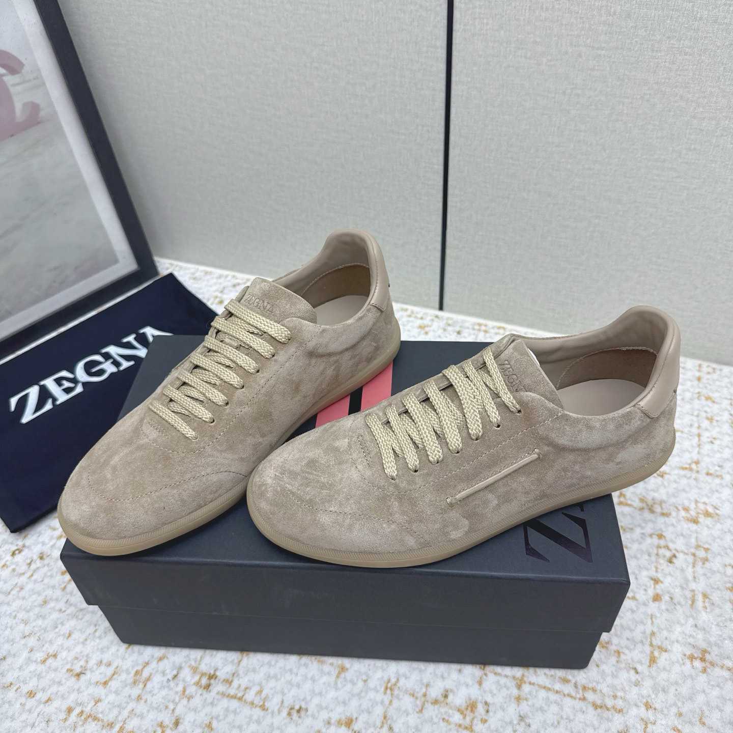 Zegna 232 Suede Sneakers - DopestKickz