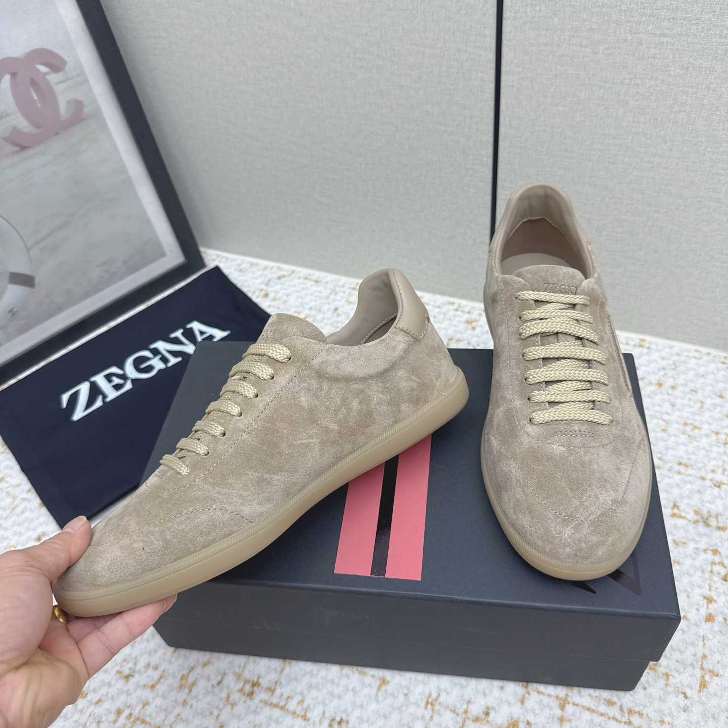 Zegna 232 Suede Sneakers - DopestKickz