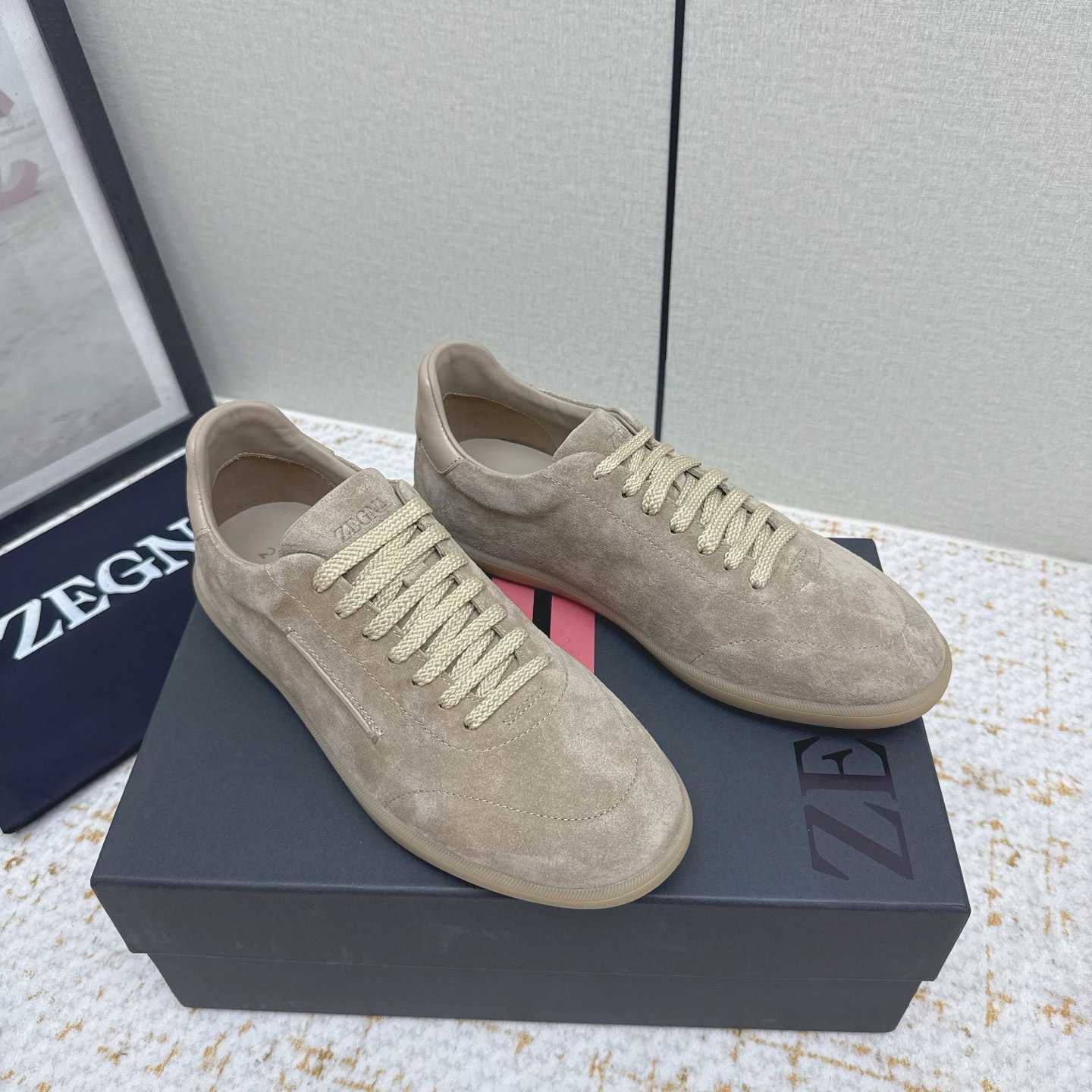 Zegna 232 Suede Sneakers - DopestKickz