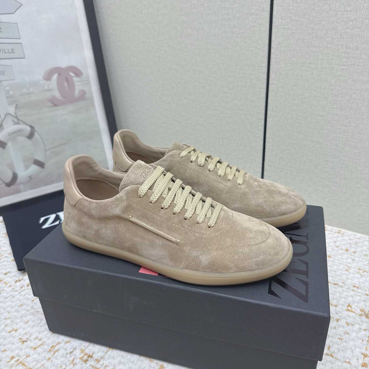 Zegna 232 Suede Sneakers - DopestKickz
