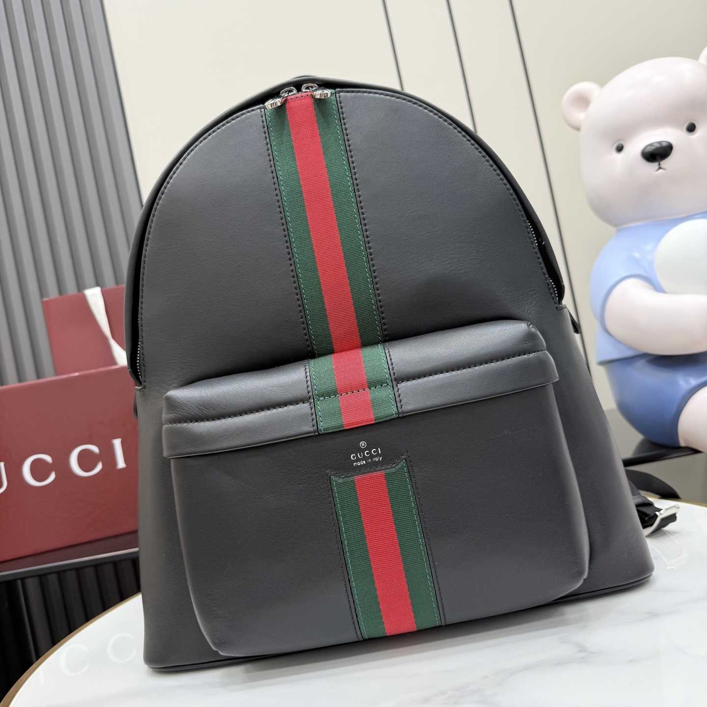 Gucci Web Trademark Large Backpack - DopestKickz