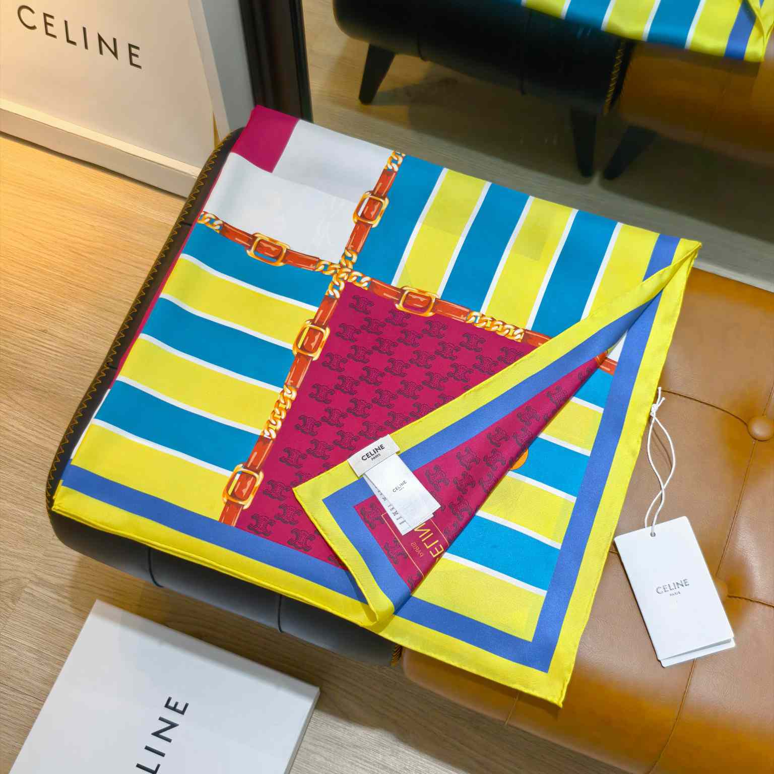Celine  Square In Silk Twill - DopestKickz