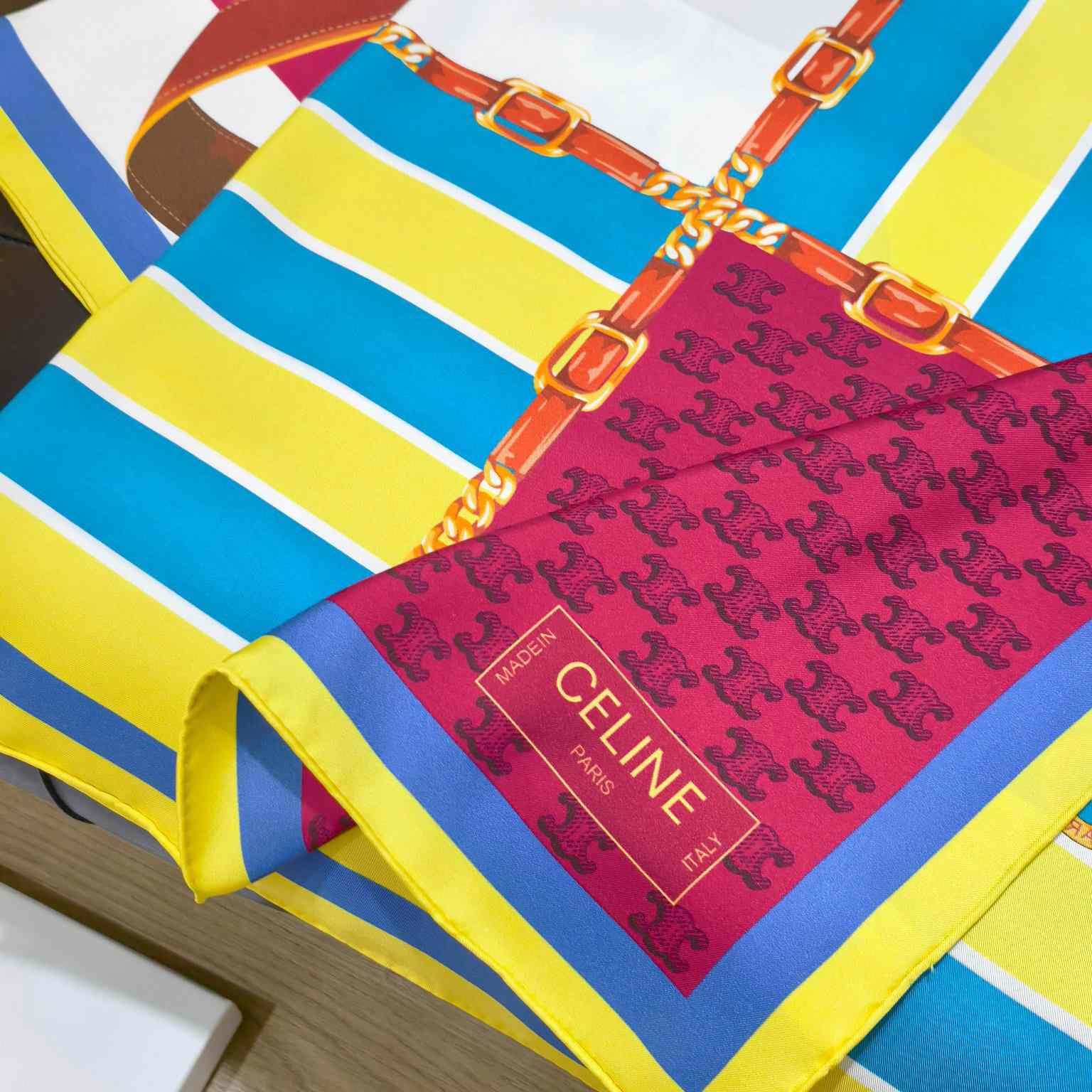 Celine  Square In Silk Twill - DopestKickz