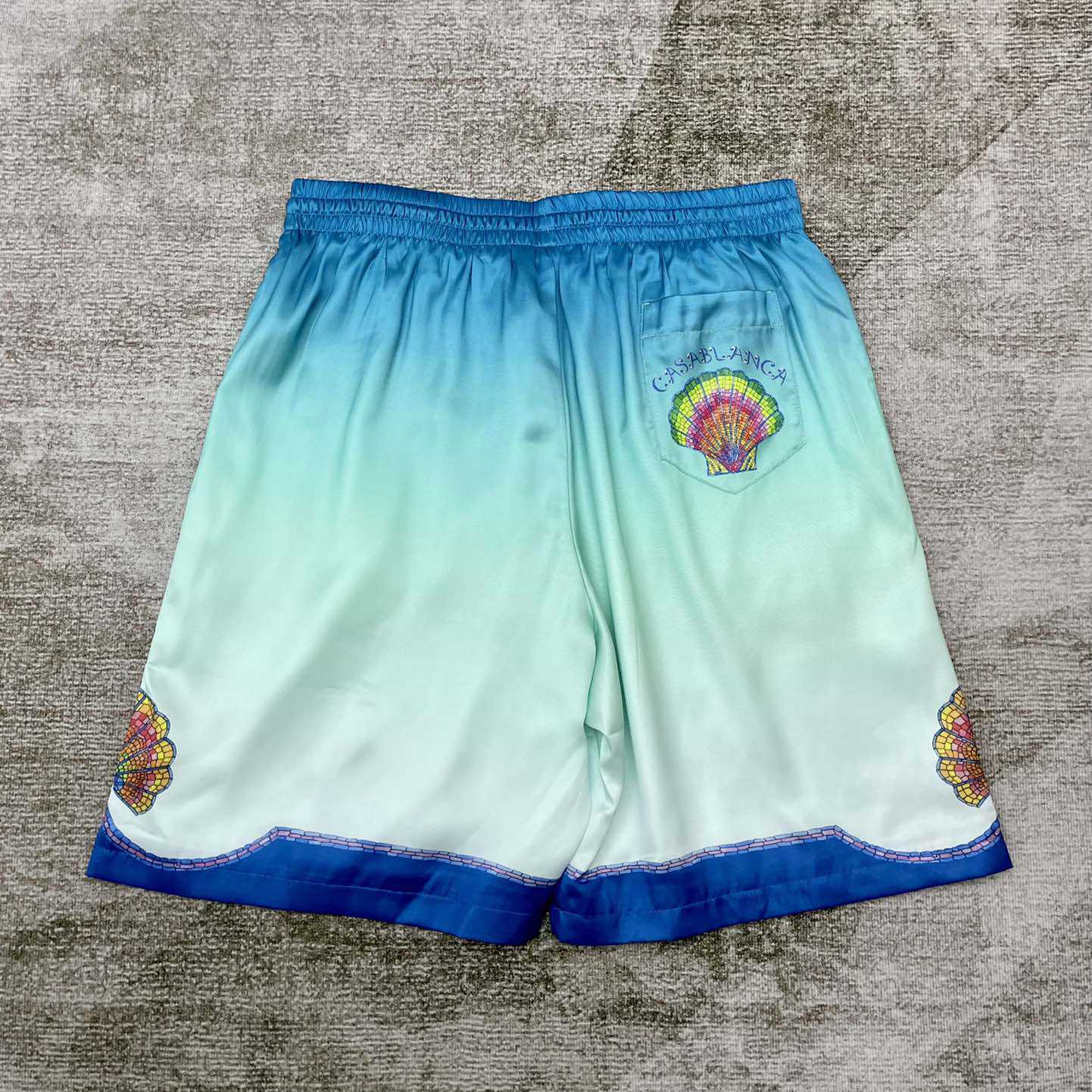 Casablanca Coquillage Coloré Silk Shorts CA3458 - DopestKickz